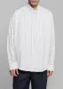 Sinclair Poplin Shirt - White/Black Stripe sold by Frankie Shop