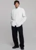 Sinclair Poplin Shirt - White/Black Stripe sold by Frankie Shop