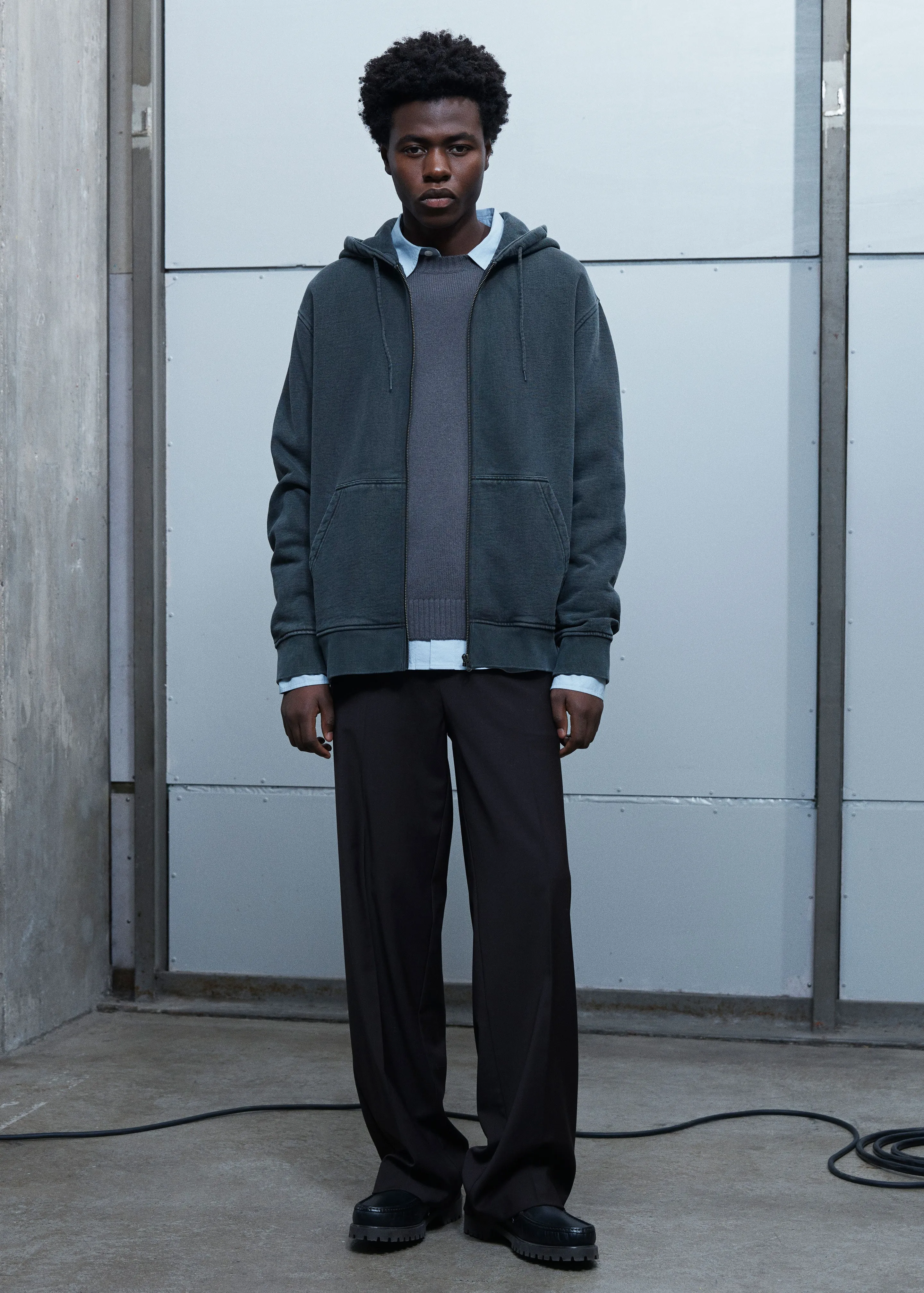 Samsøe Samsøe Sapigment Zip Hoodie - Black sold by Frankie Shop