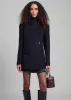 Low Classic Slim Fit Wool Coat - Black sold by Frankie Shop