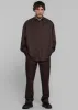 Mason Wool Button Up Shirt - Brown sold by Frankie Shop