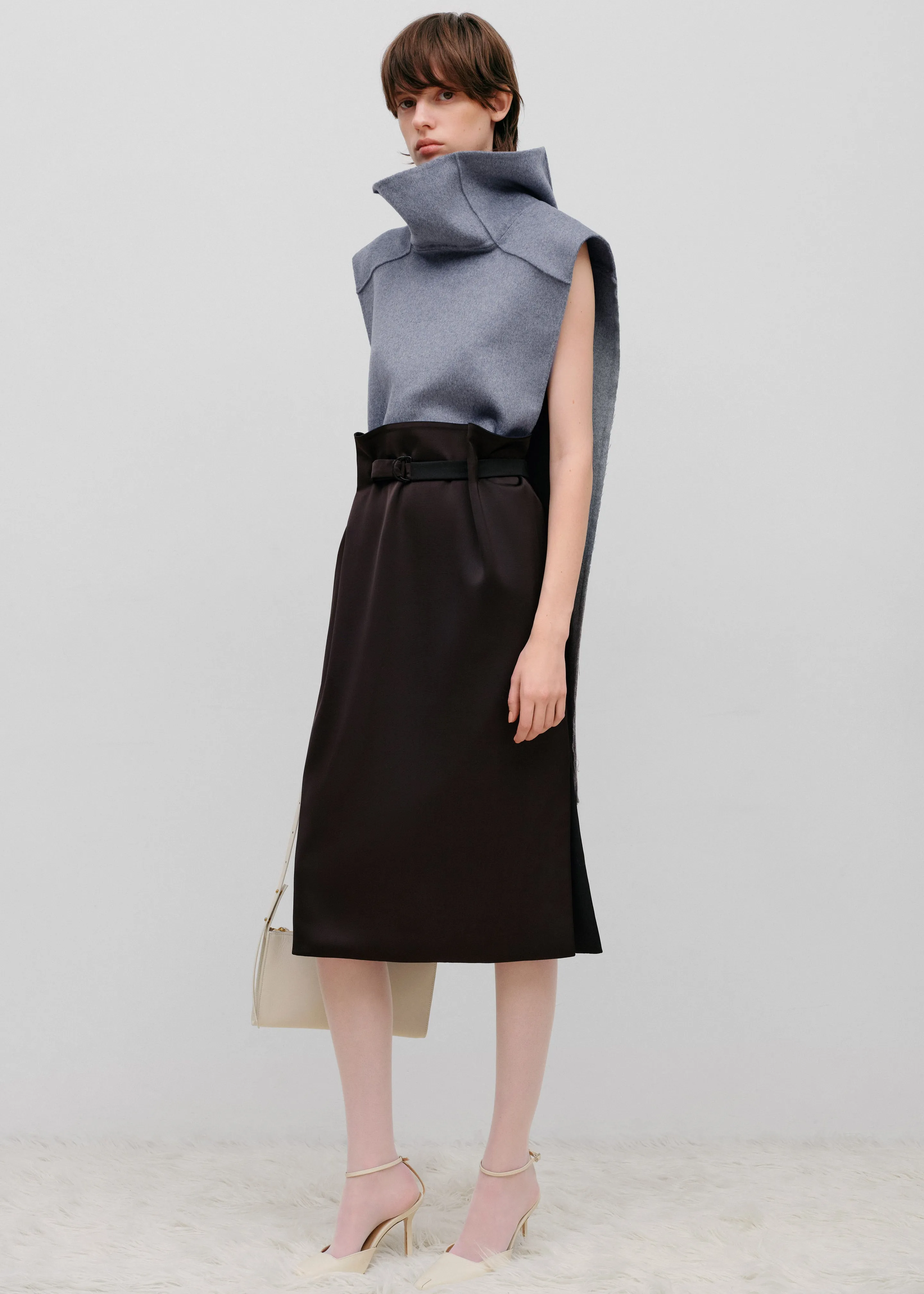 Bevza Manishka Vest - Grey sold by Frankie Shop product image thumbnail 2