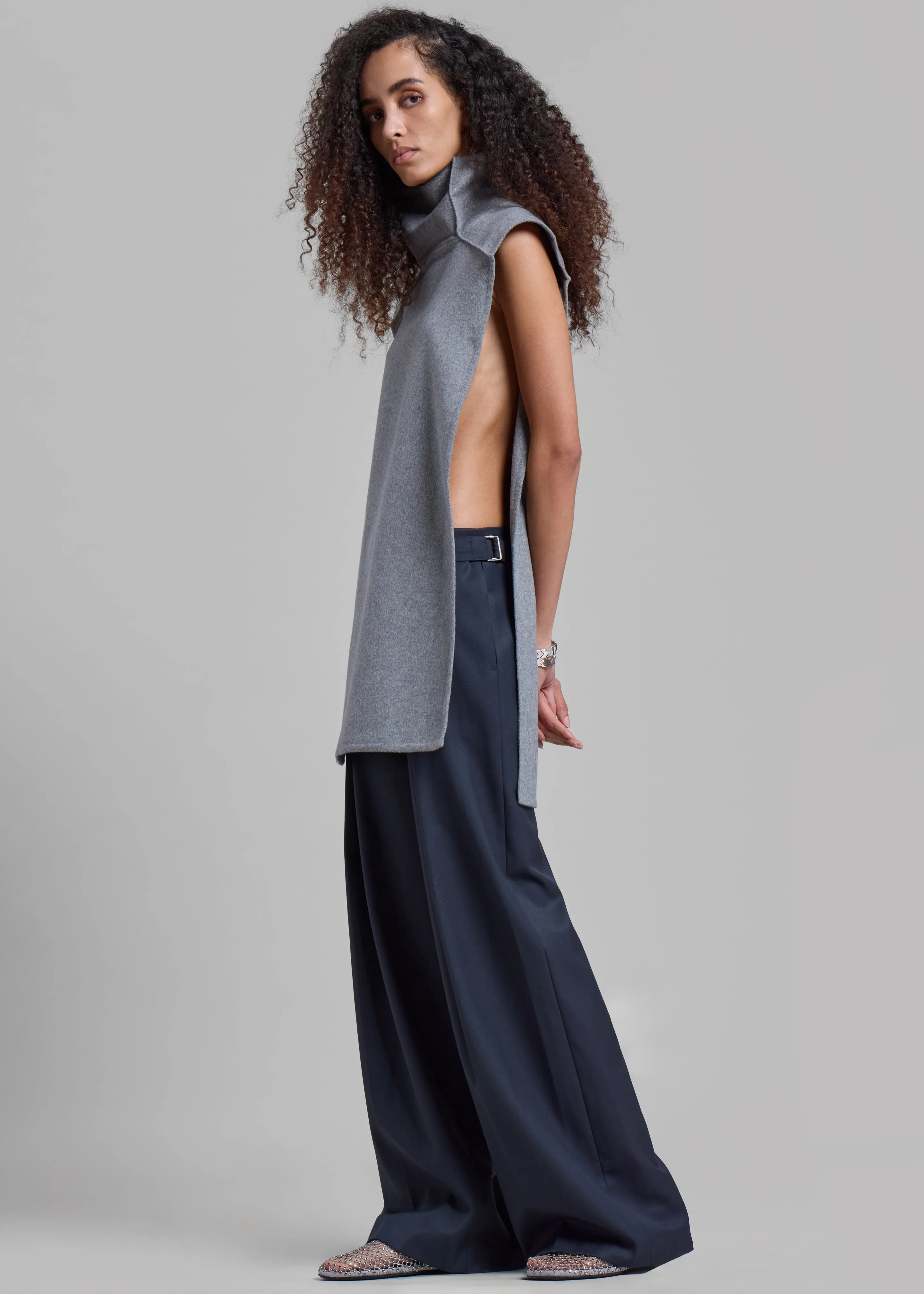 Bevza Manishka Vest - Grey sold by Frankie Shop product image thumbnail 3