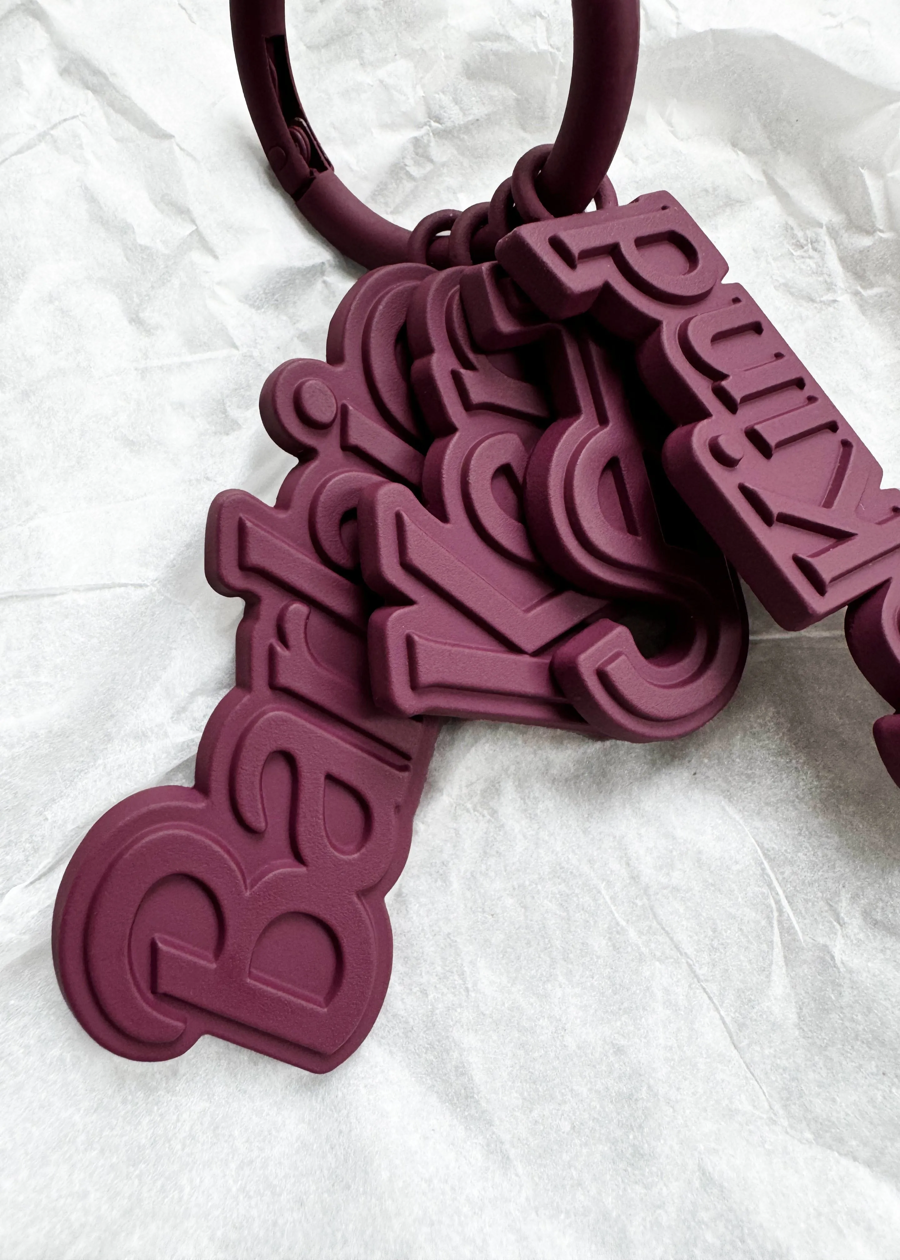 TFS x Barbie™ Keychain Charms - Burgundy sold by Frankie Shop product image thumbnail 2