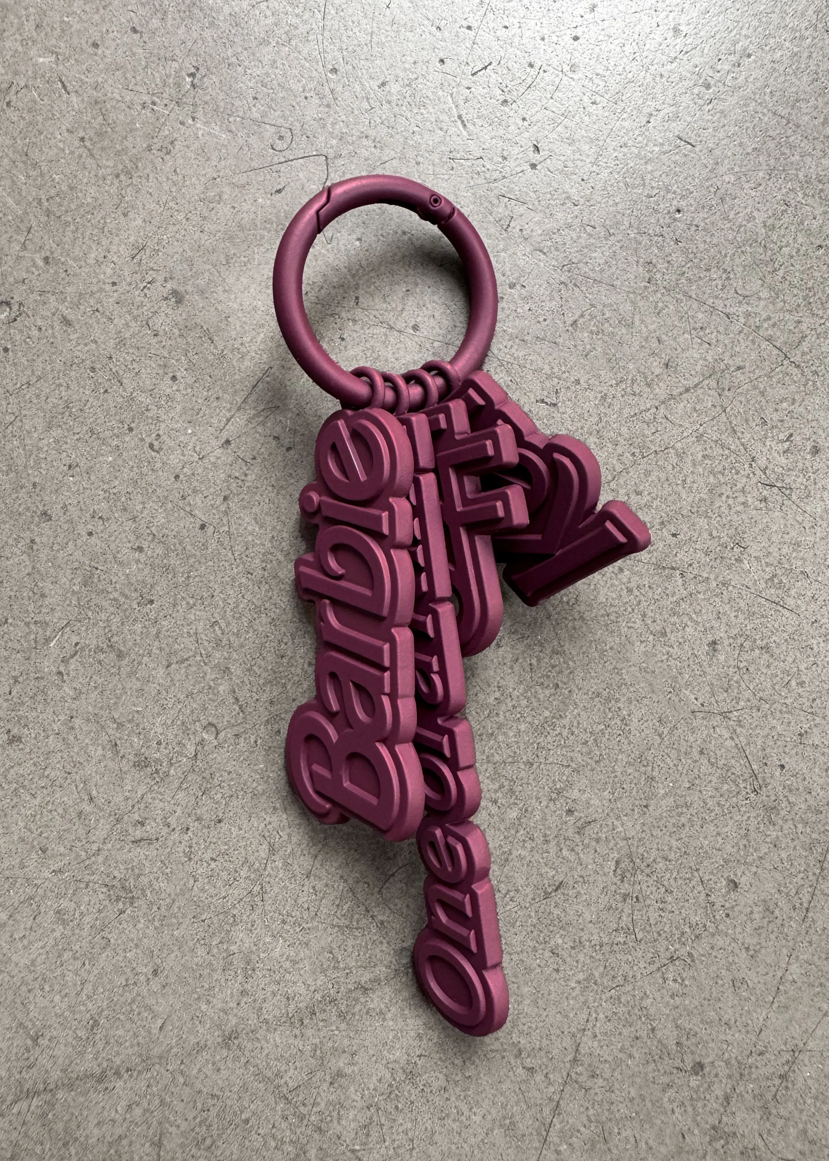 TFS x Barbie™ Keychain Charms - Burgundy sold by Frankie Shop product image thumbnail 4