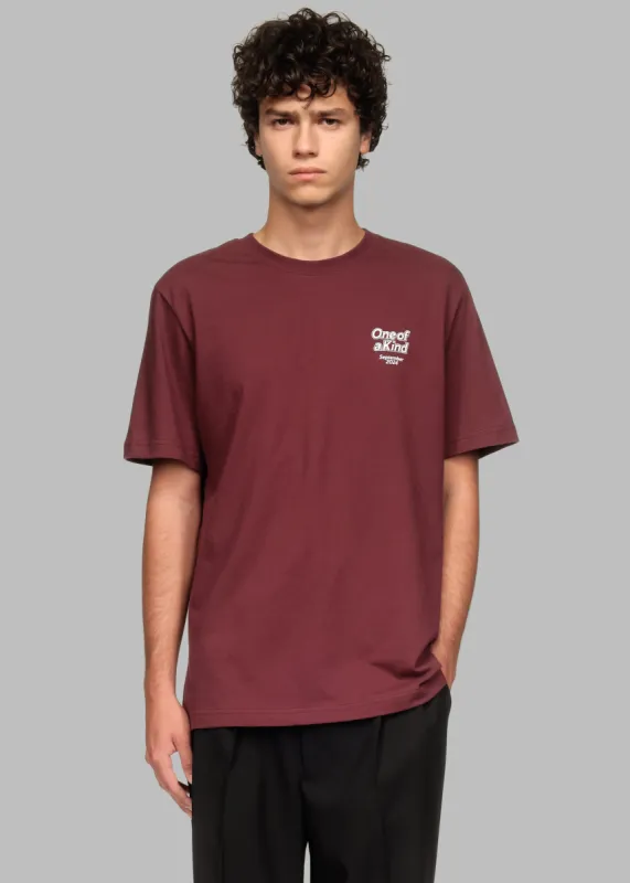 Ronan T-Shirt x Barbie™ - Burgundy sold by Frankie Shop