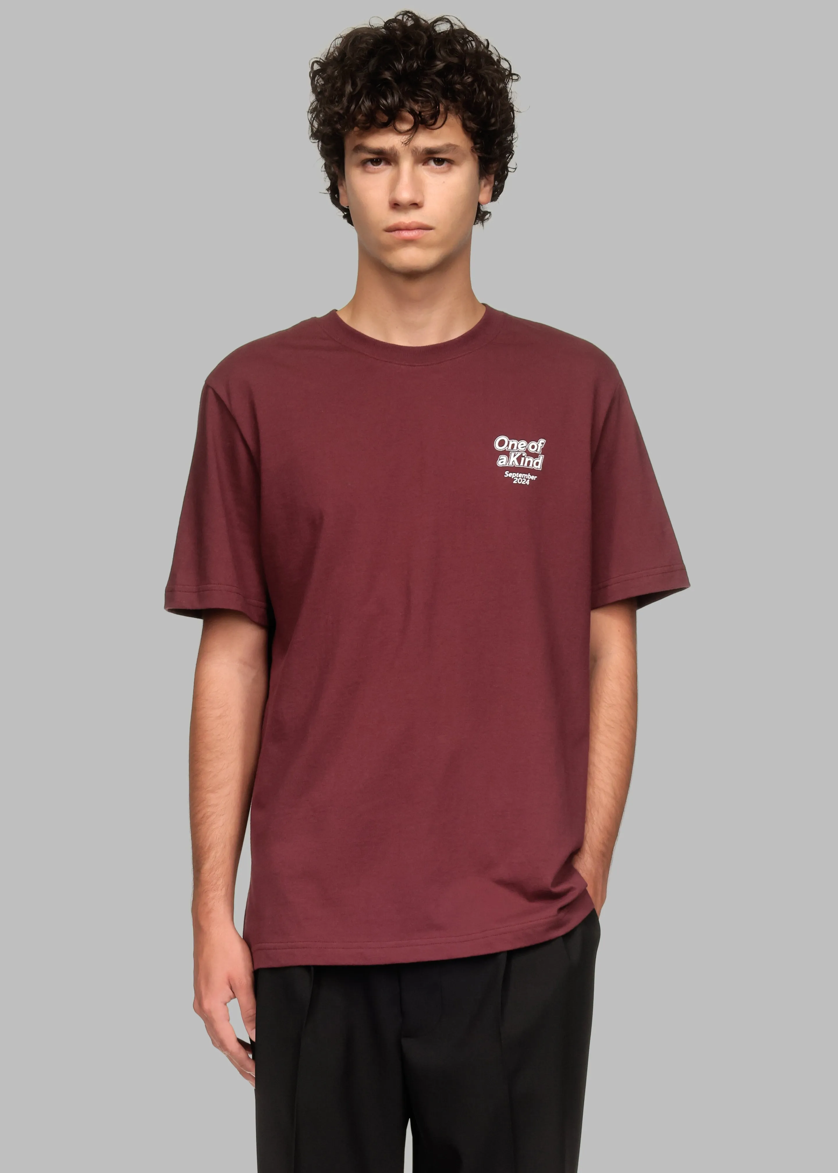 Ronan T-Shirt x Barbie™ - Burgundy sold by Frankie Shop