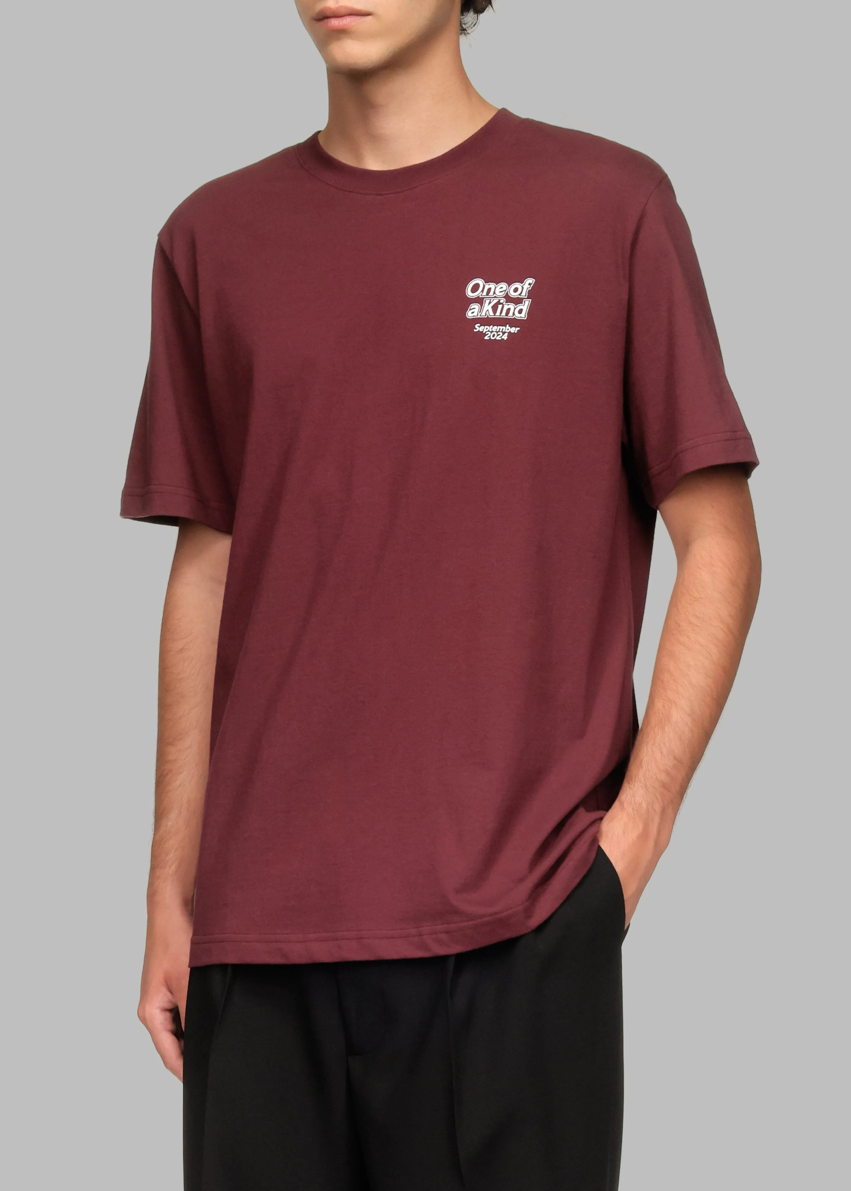 Ronan T-Shirt x Barbie™ - Burgundy sold by Frankie Shop product image thumbnail 2
