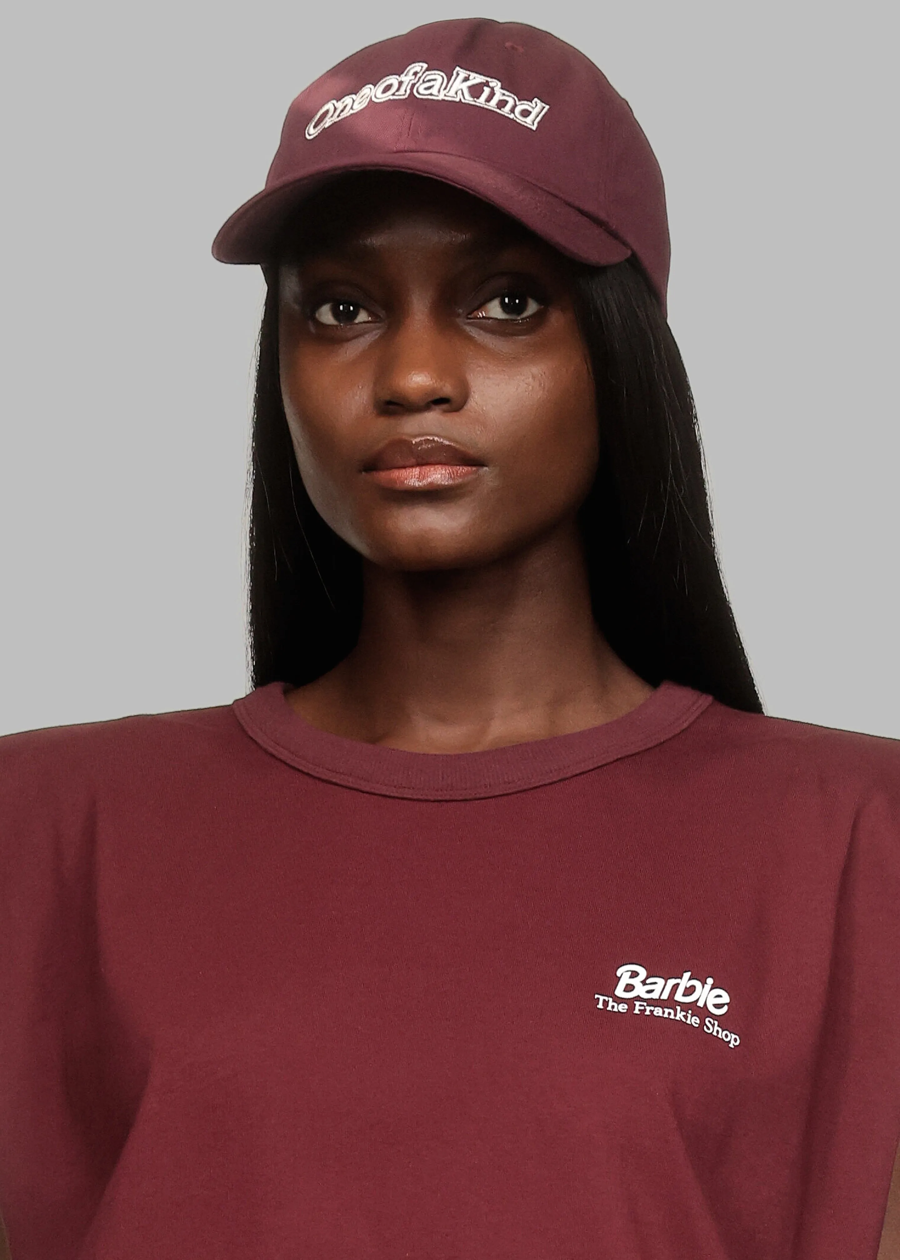 Frankie Ken Baseball Cap x Barbie™ - Burgundy sold by Frankie Shop product image thumbnail 2
