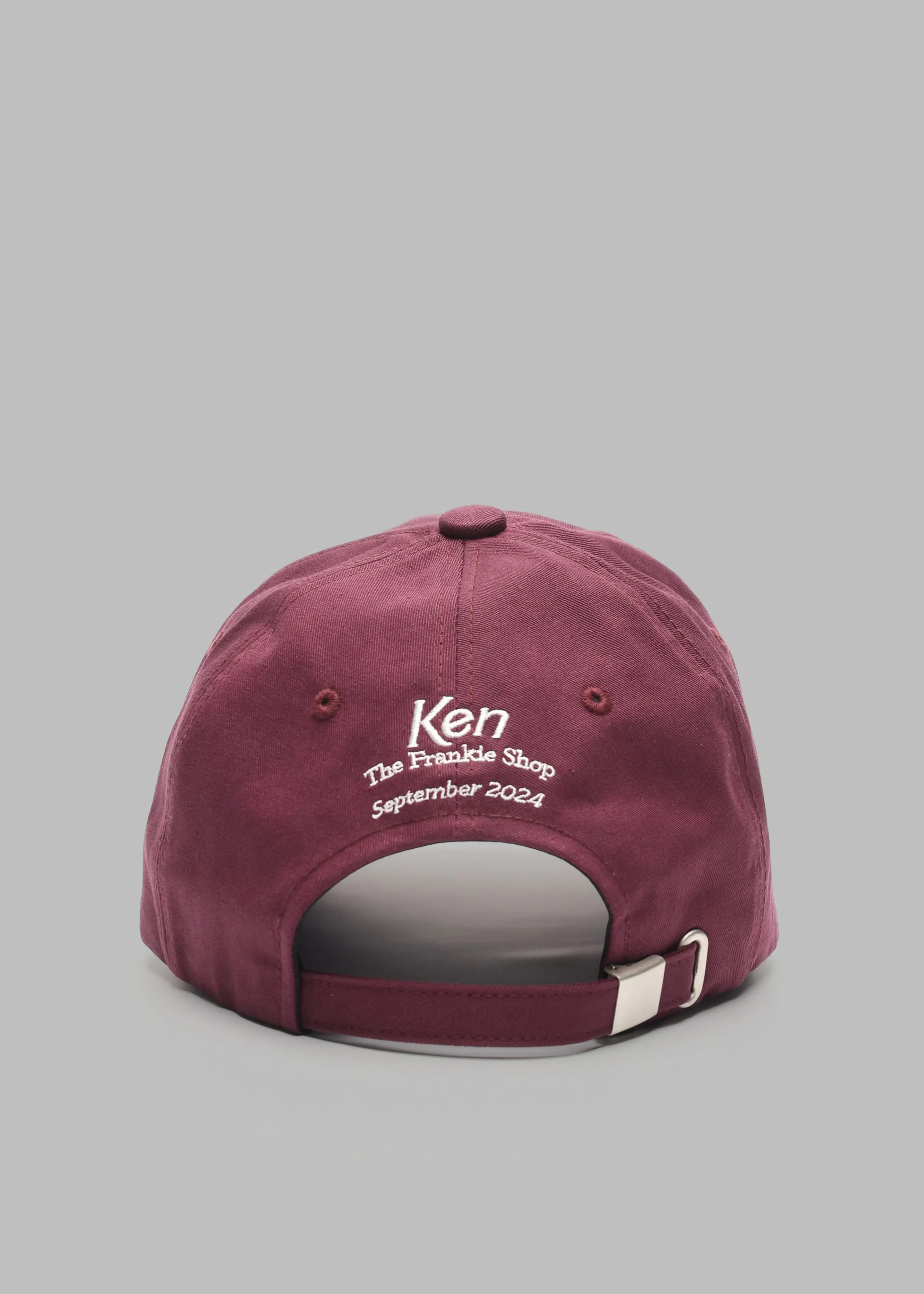 Frankie Ken Baseball Cap x Barbie™ - Burgundy sold by Frankie Shop product image thumbnail 3