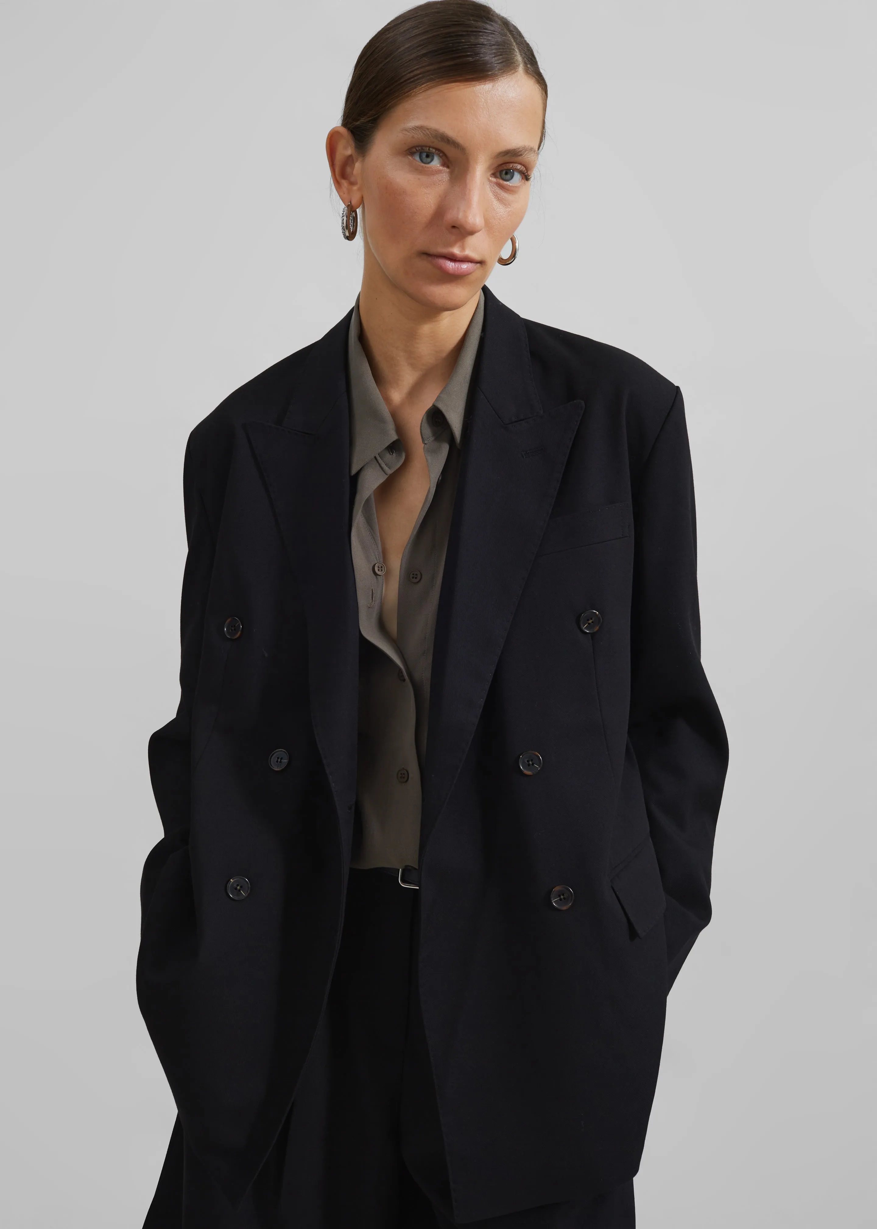 Sava Double Breasted Blazer - Black sold by Frankie Shop product image thumbnail 2