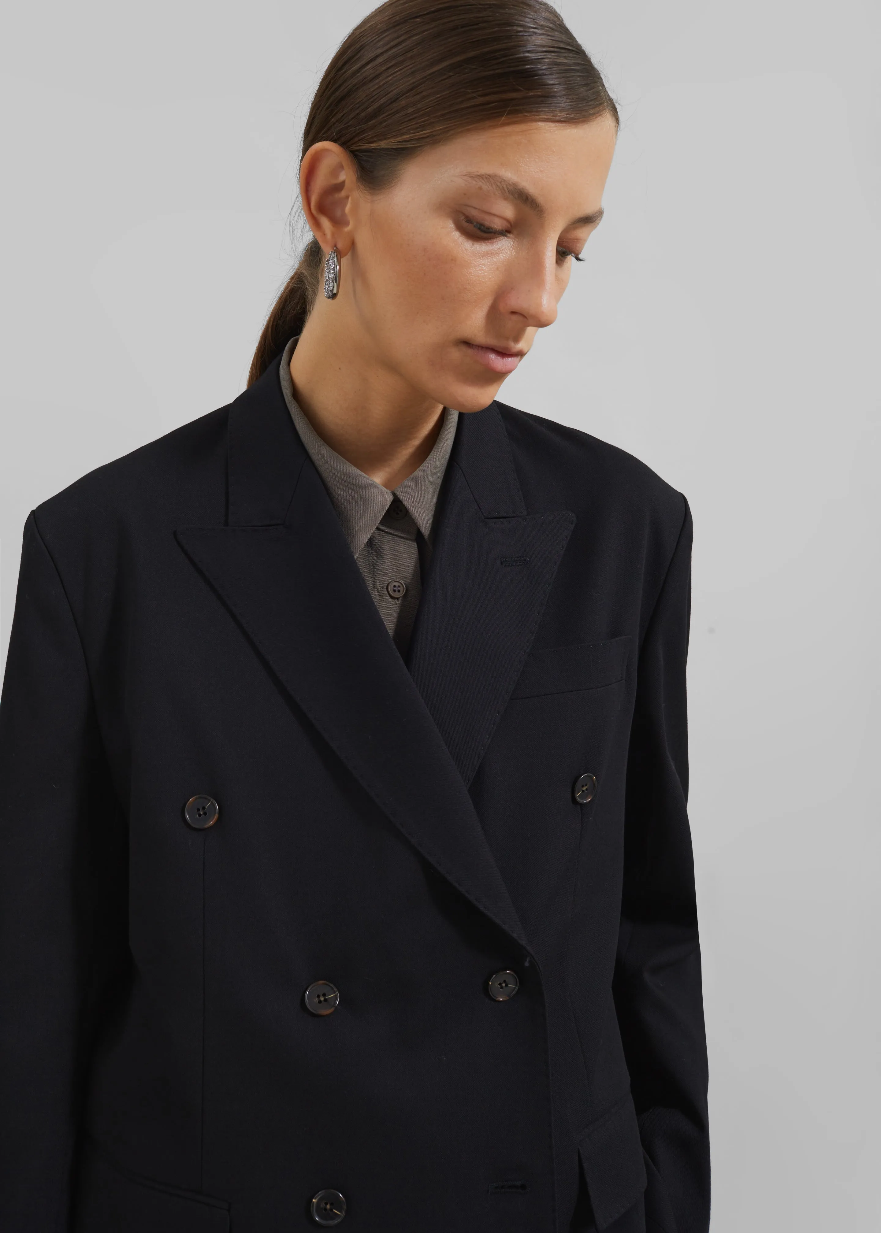 Sava Double Breasted Blazer - Black sold by Frankie Shop product image thumbnail 4