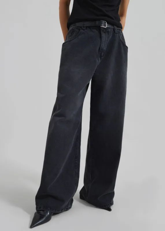 Lexington Jeans - Black Wash sold by Frankie Shop