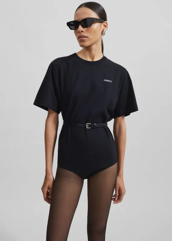 Coperni T-Shirt Bodysuit - Black sold by Frankie Shop
