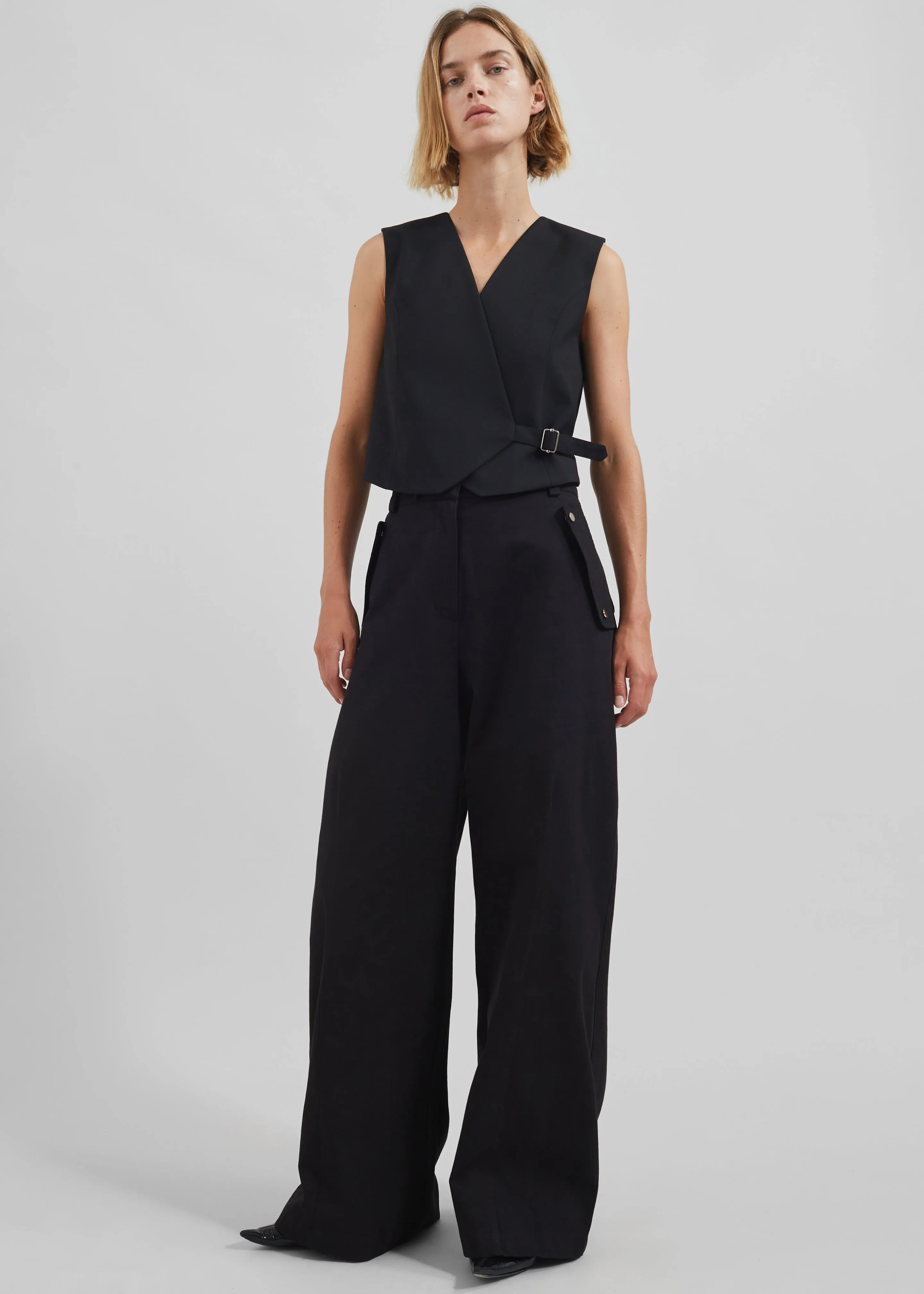 By Malene Birger Talime Waistcoat - Black sold by Frankie Shop product image thumbnail 4