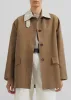 Ryker Boxy Jacket - Brown sold by Frankie Shop