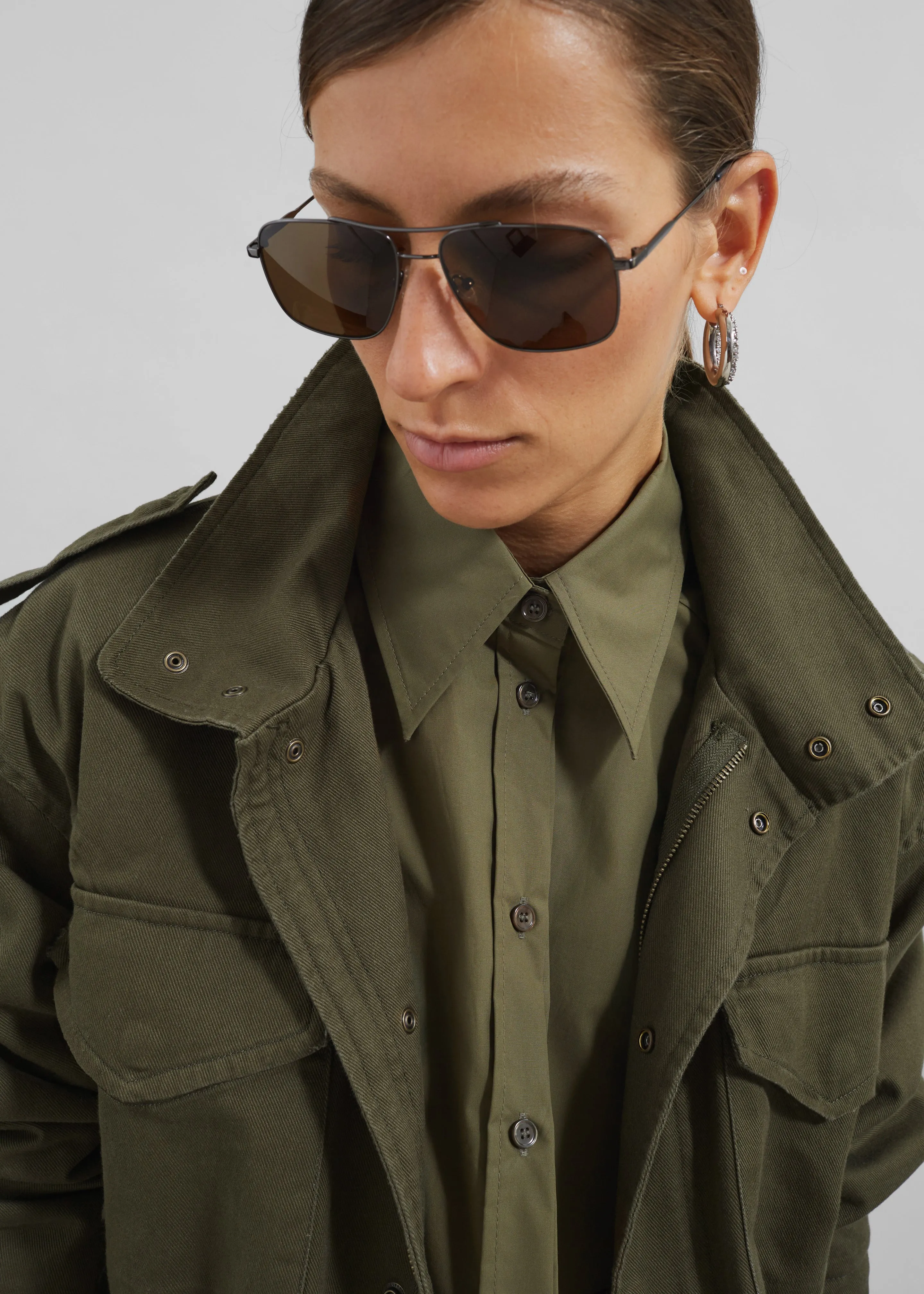 Merano Cargo Jacket - Khaki sold by Frankie Shop product image thumbnail 4