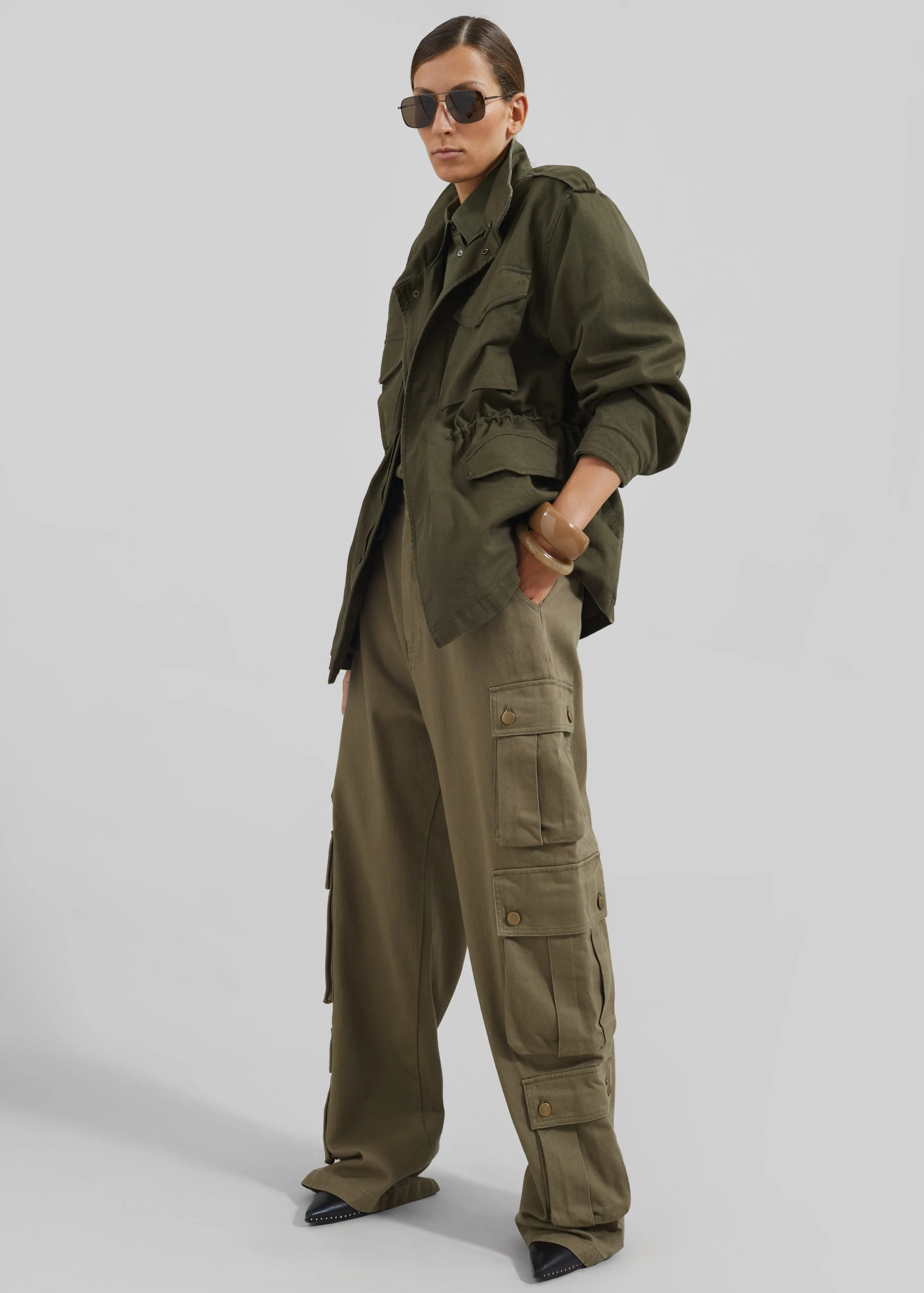 Merano Cargo Jacket - Khaki sold by Frankie Shop product image thumbnail 5