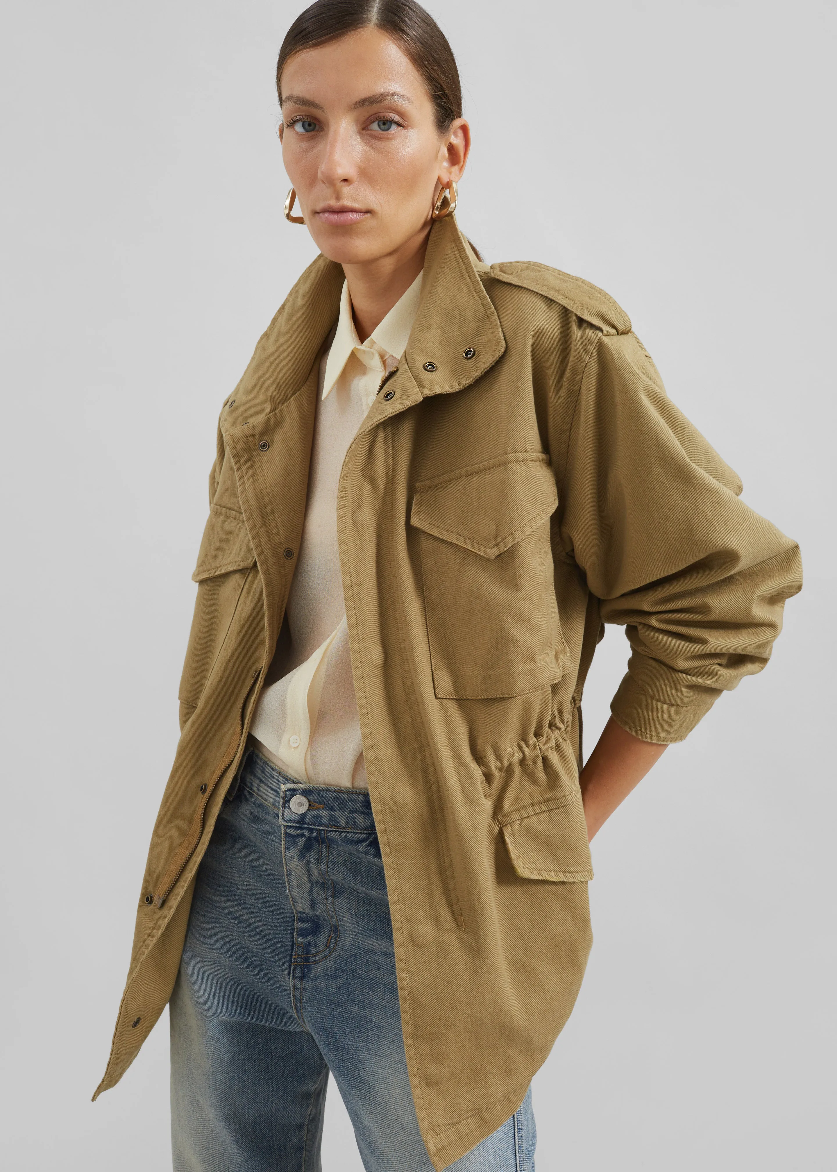 Merano Cargo Jacket - Beige sold by Frankie Shop product image thumbnail 2