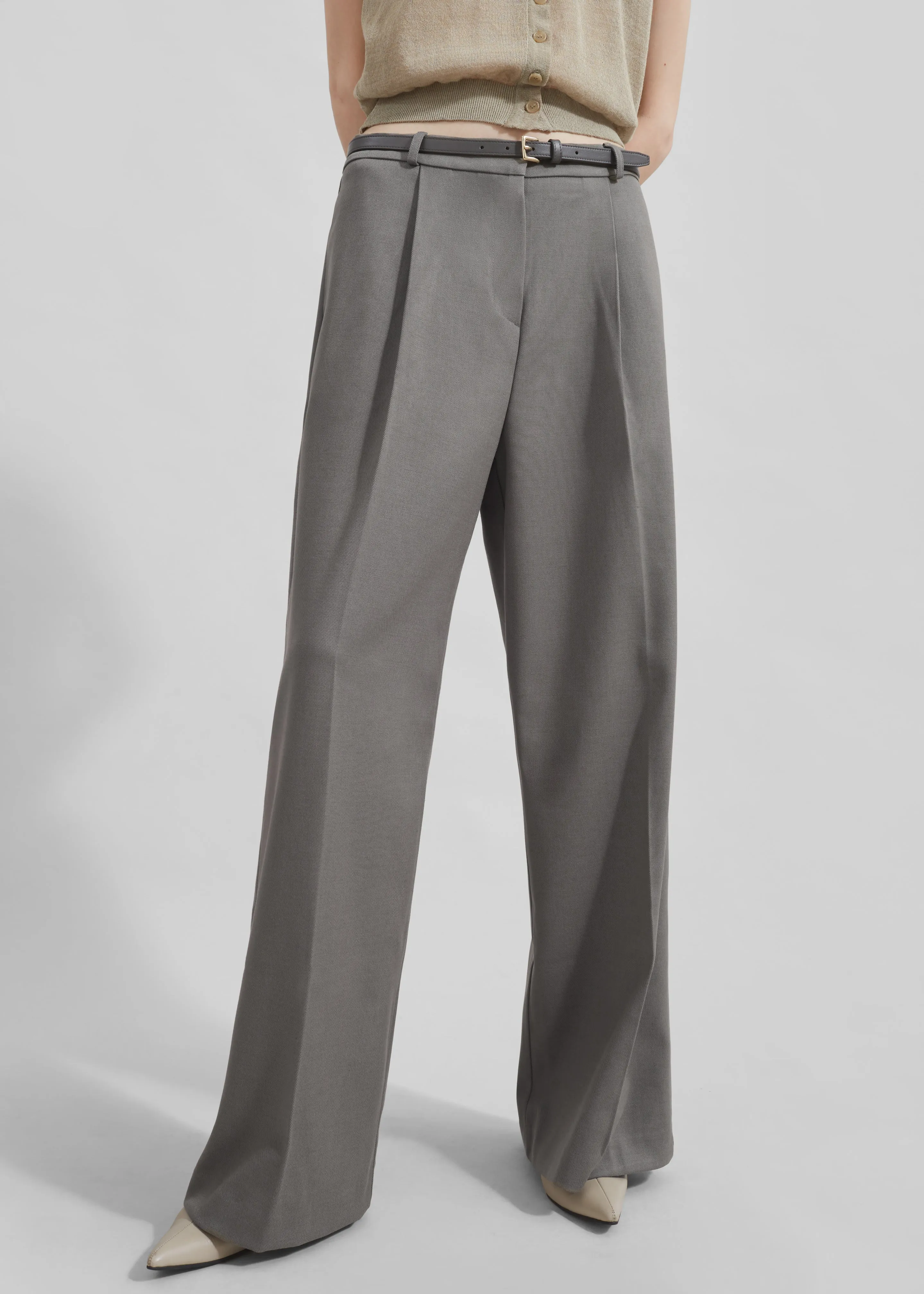 Maya Trousers - Grey sold by Frankie Shop product image thumbnail 2
