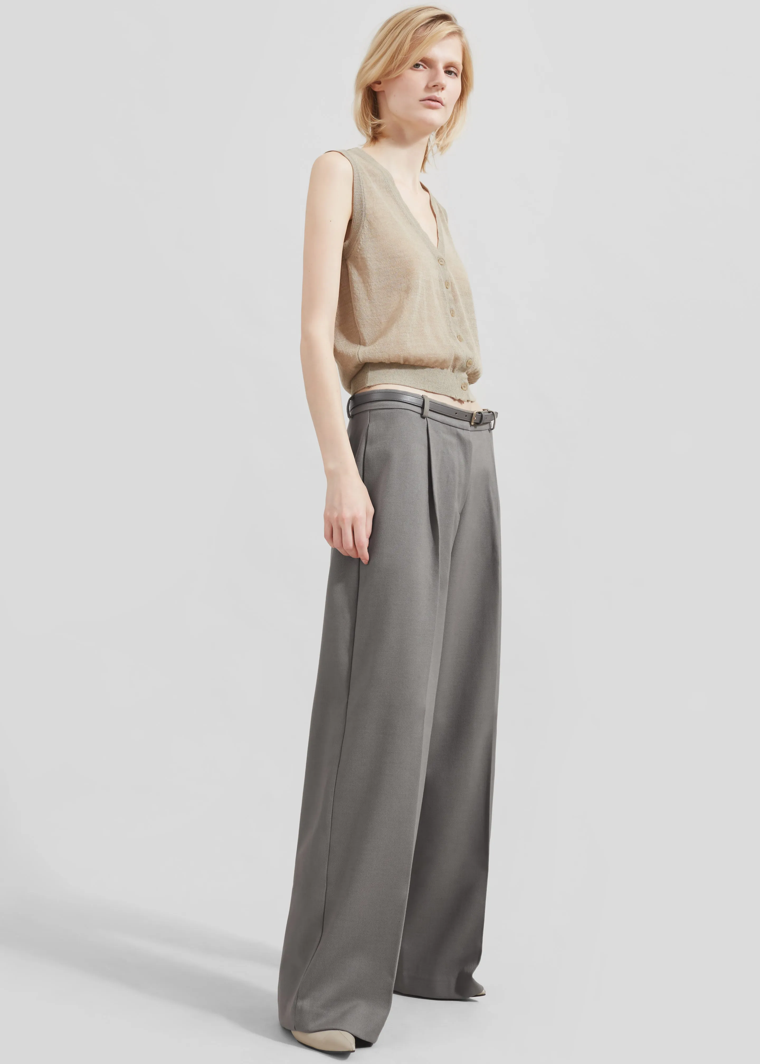 Maya Trousers - Grey sold by Frankie Shop product image thumbnail 3