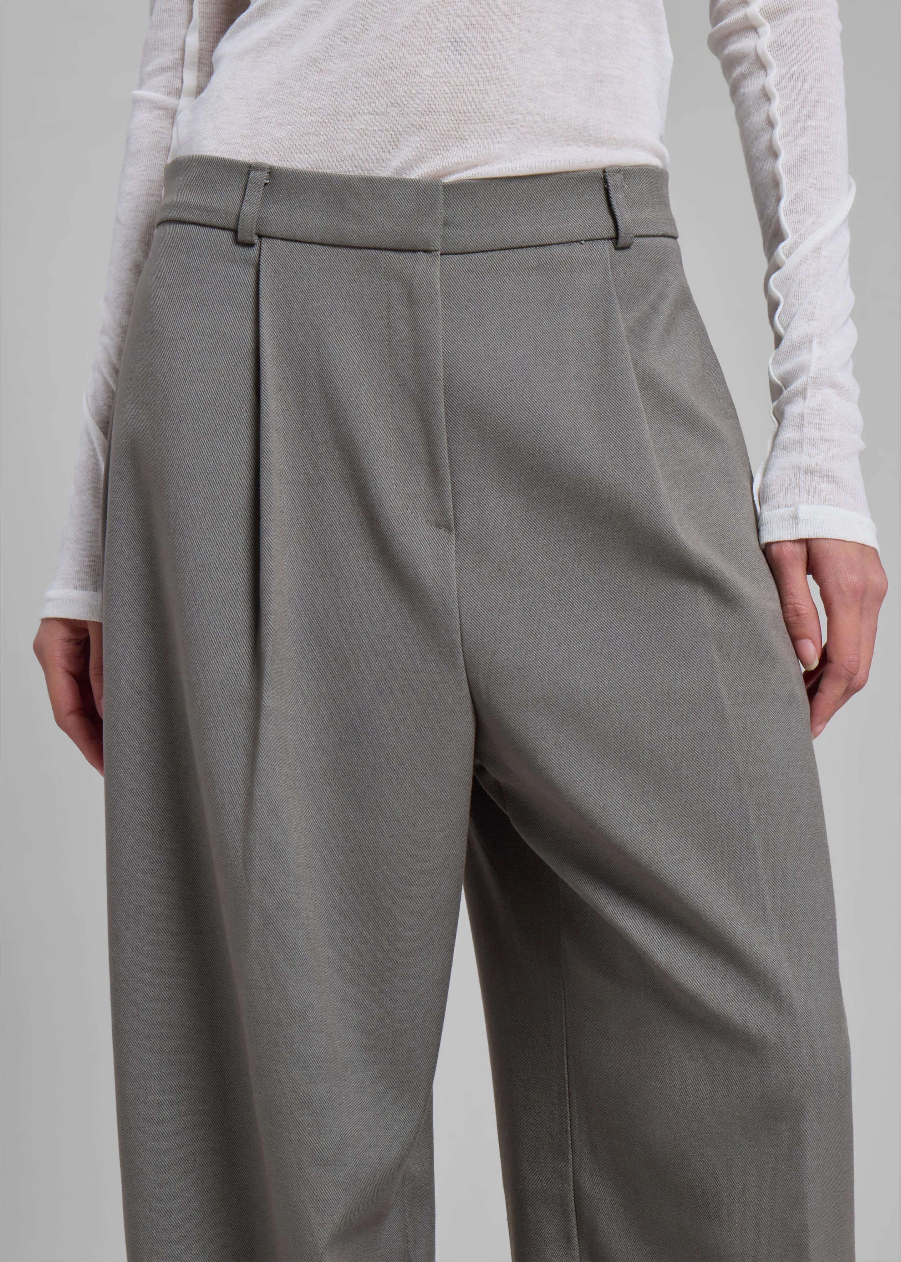 Maya Trousers - Grey sold by Frankie Shop product image thumbnail 4
