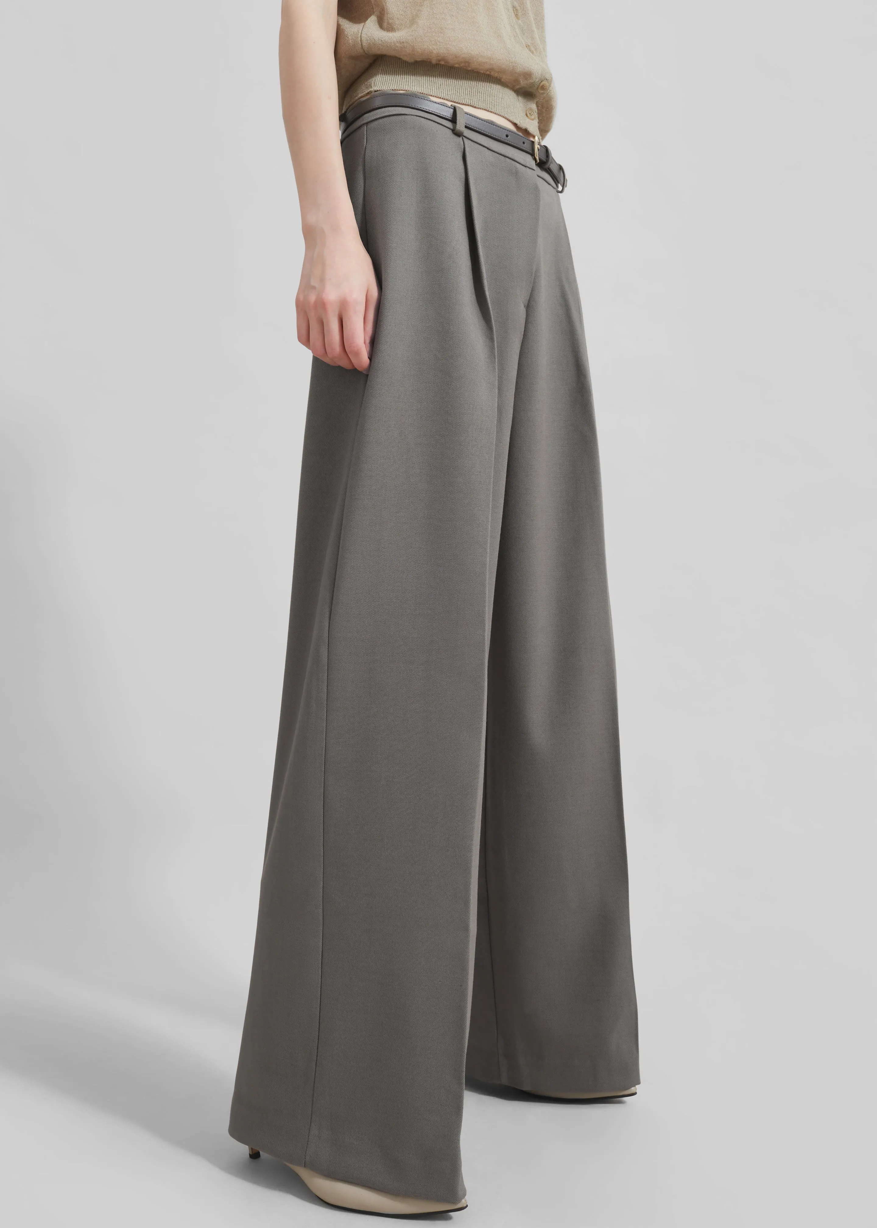 Maya Trousers - Grey sold by Frankie Shop product image thumbnail 5