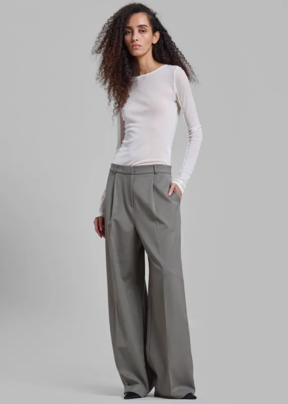 Maya Trousers - Grey sold by Frankie Shop