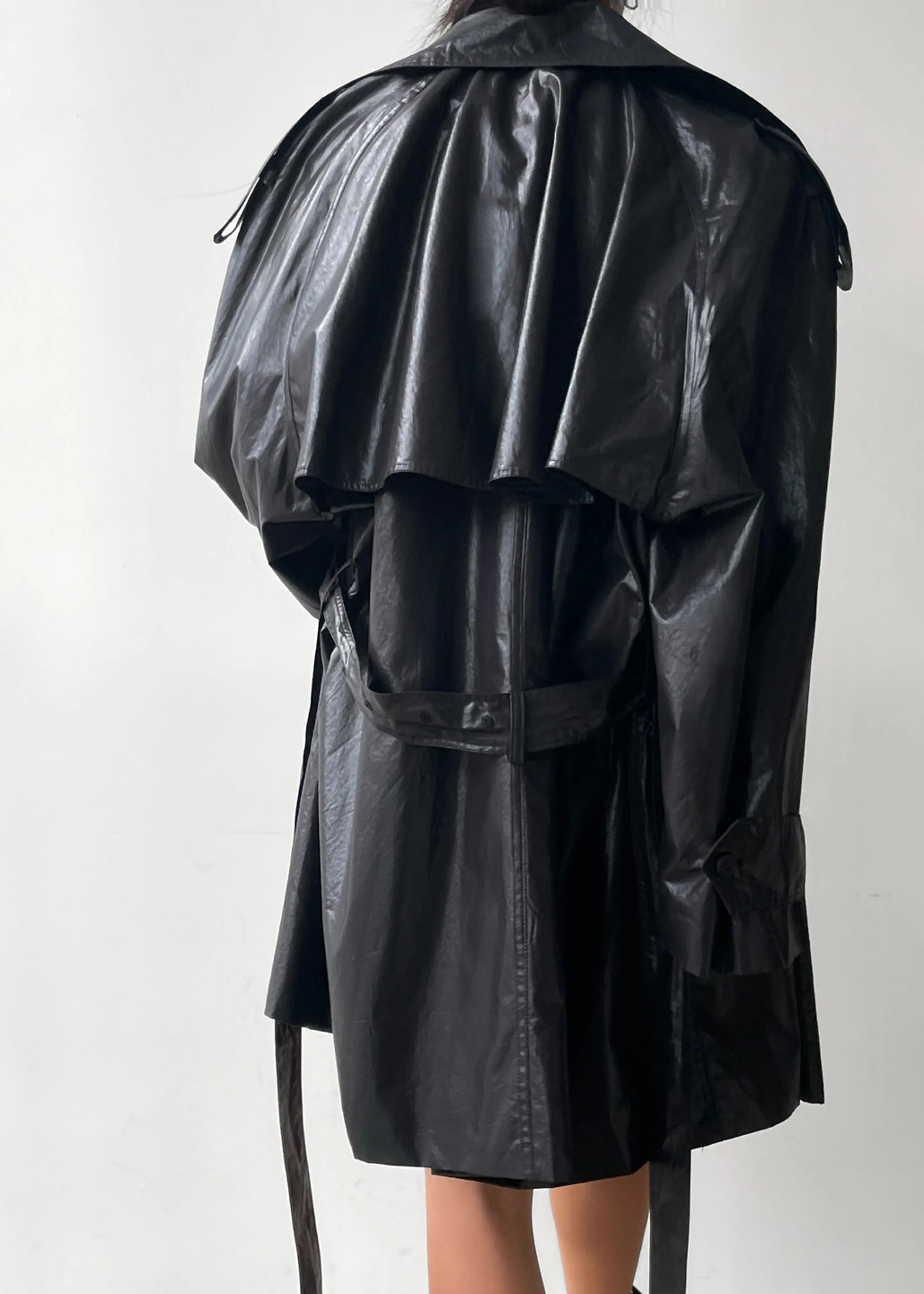 Manila Oversized Trench - Black sold by Frankie Shop product image thumbnail 5