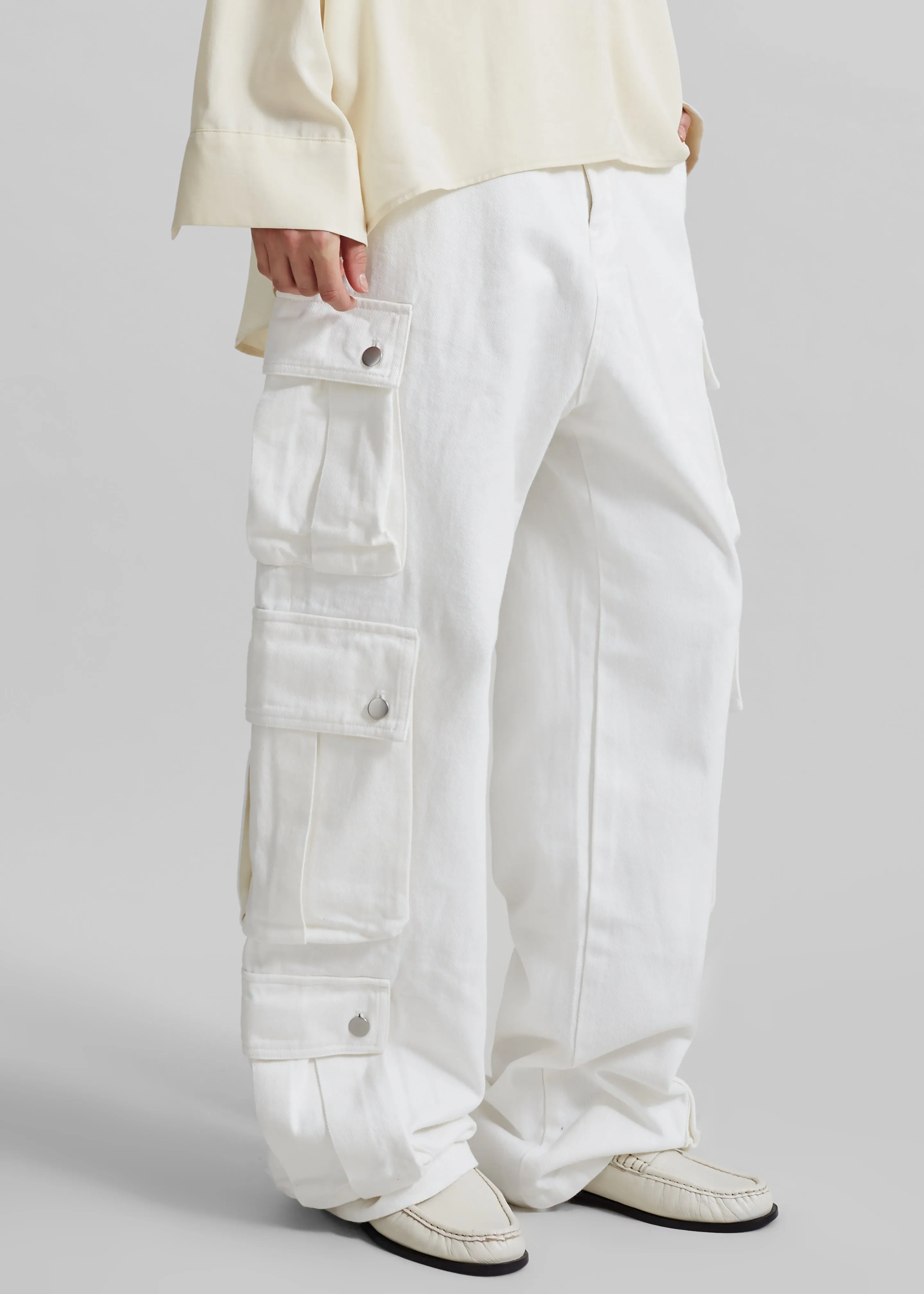 Arlon Cargo Pants - White sold by Frankie Shop product image thumbnail 5