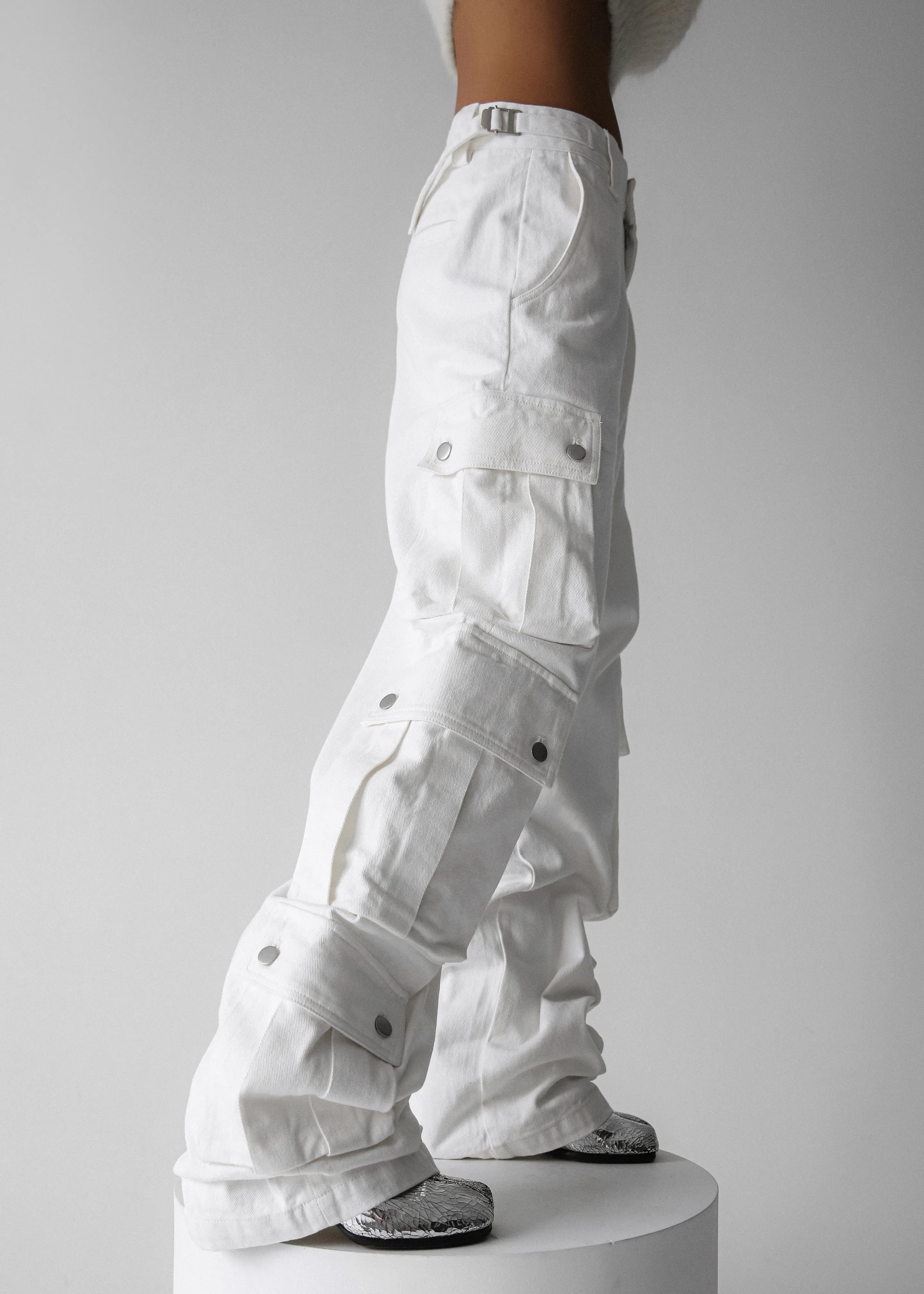 Arlon Cargo Pants - White sold by Frankie Shop product image thumbnail 4