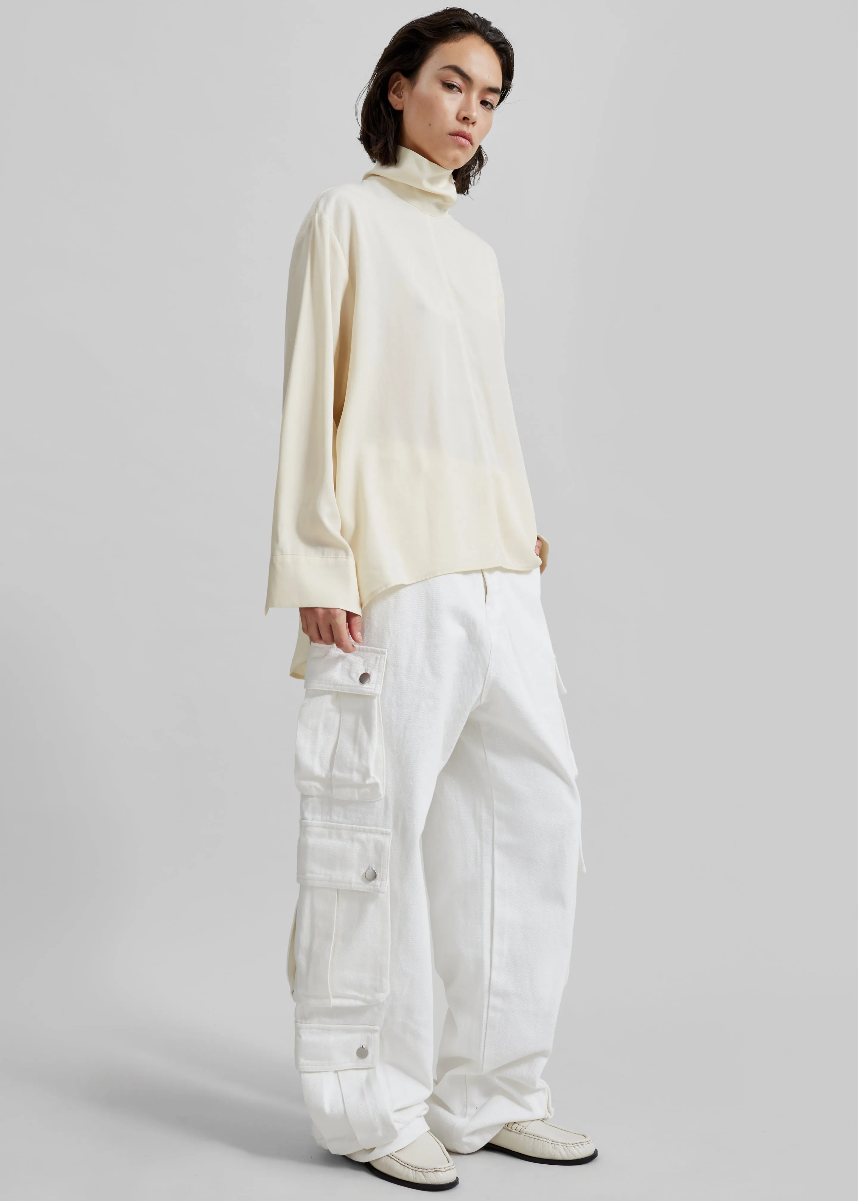 Arlon Cargo Pants - White sold by Frankie Shop product image thumbnail 3