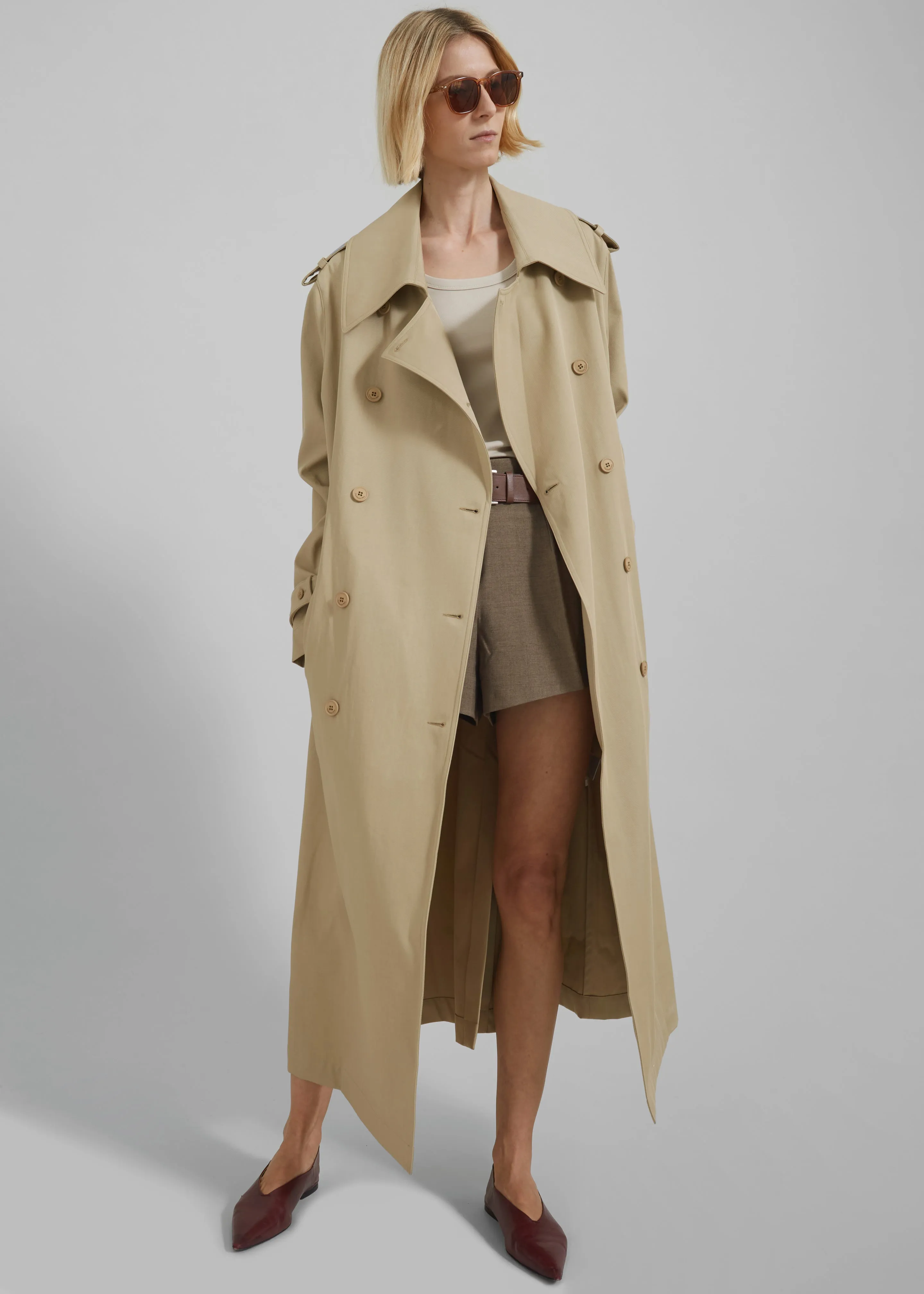 Coline Trench Coat - Beige sold by Frankie Shop product image thumbnail 2