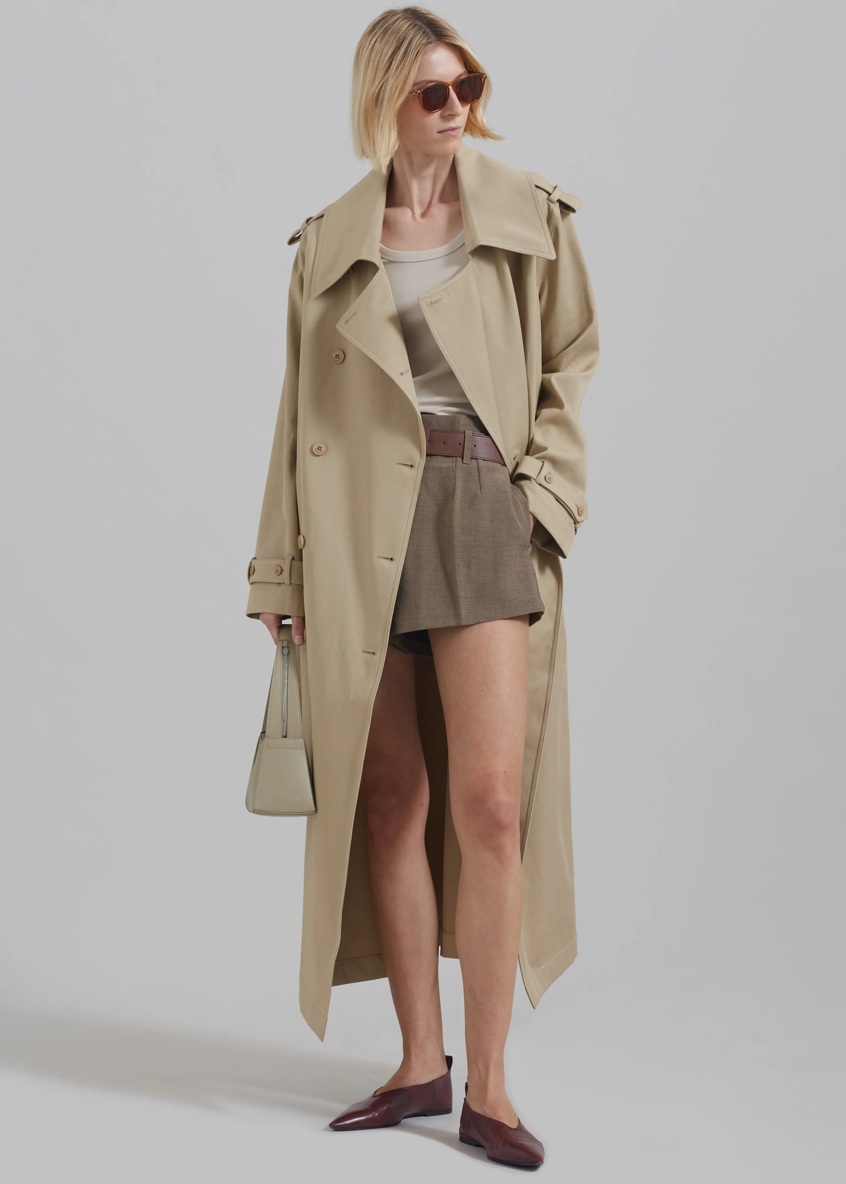 Coline Trench Coat - Beige sold by Frankie Shop product image thumbnail 5