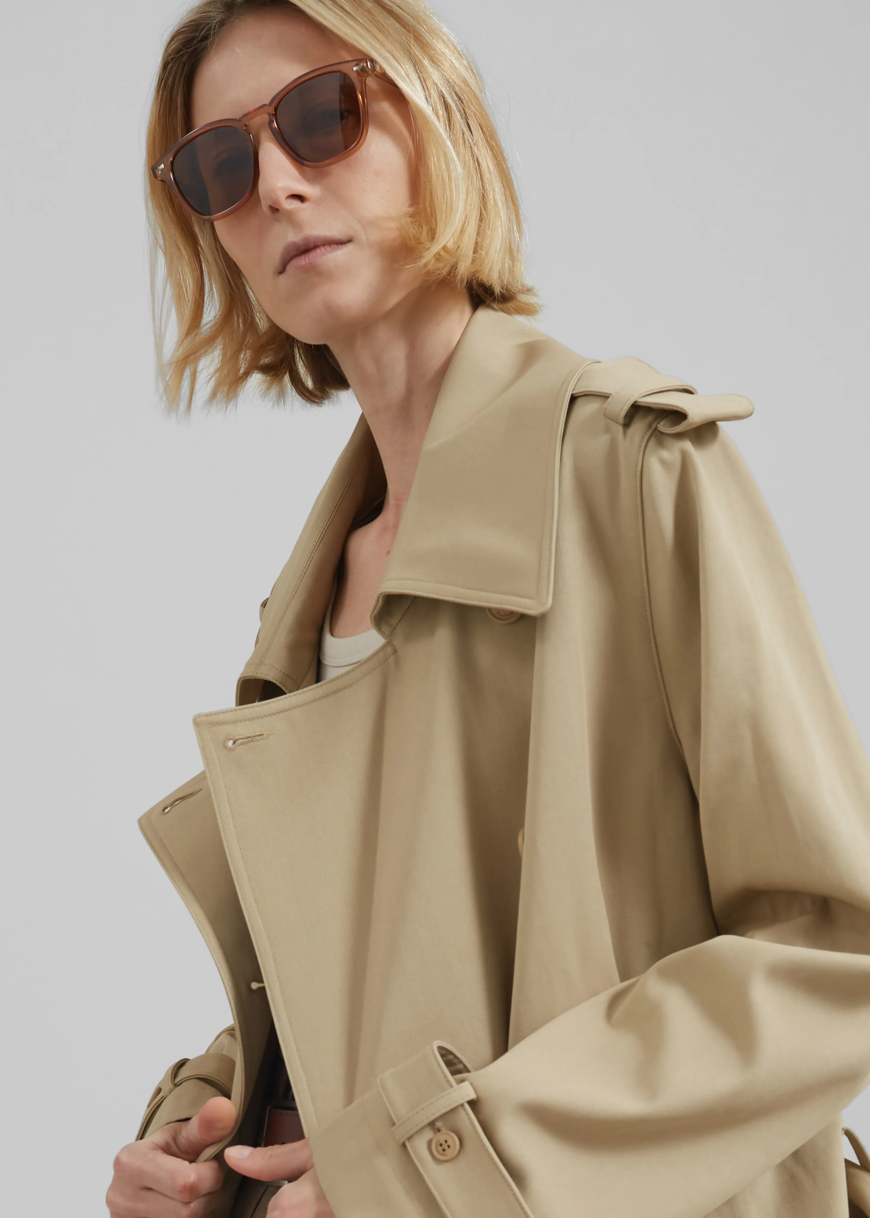 Coline Trench Coat - Beige sold by Frankie Shop product image thumbnail 4