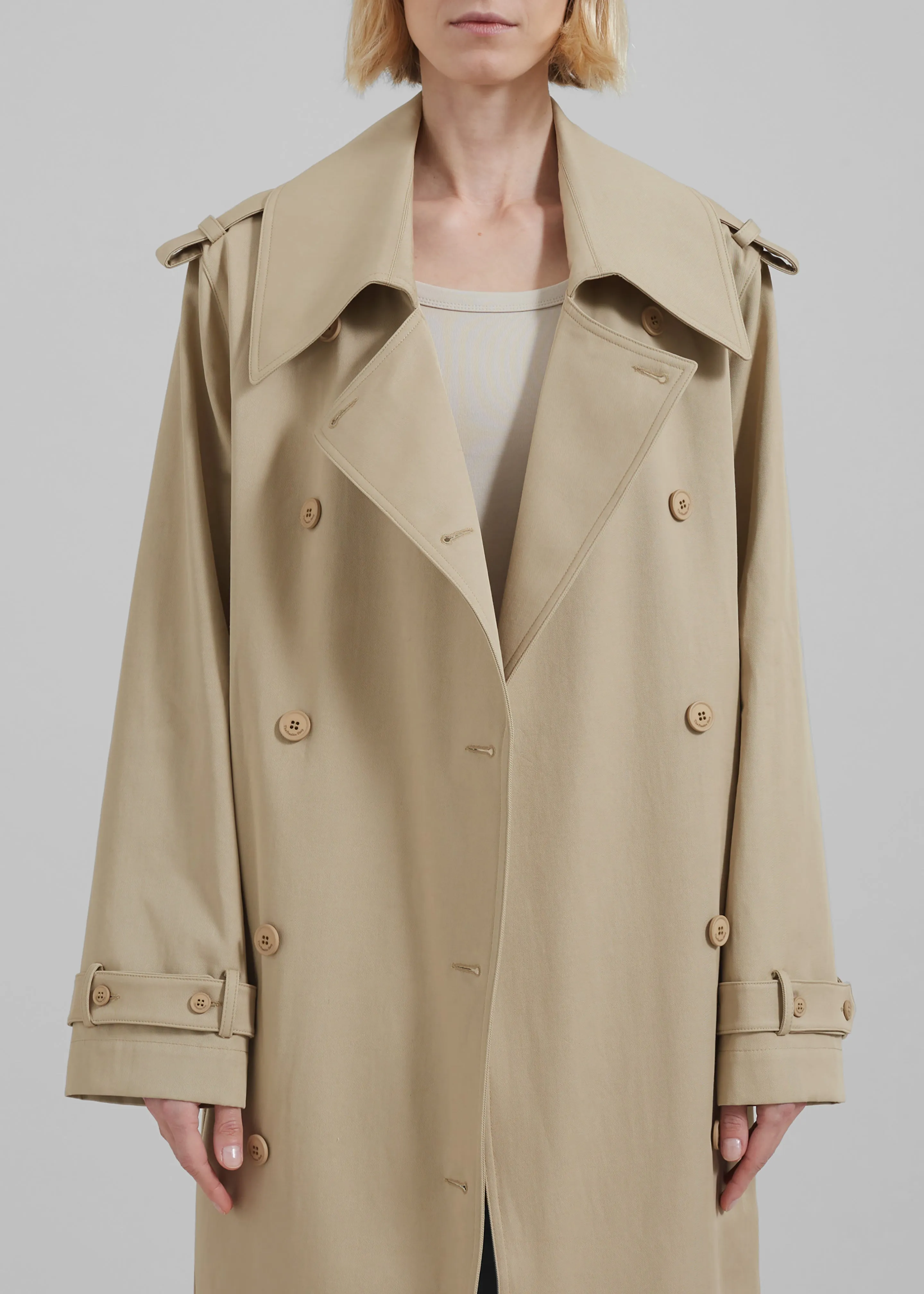 Coline Trench Coat - Beige sold by Frankie Shop product image thumbnail 3