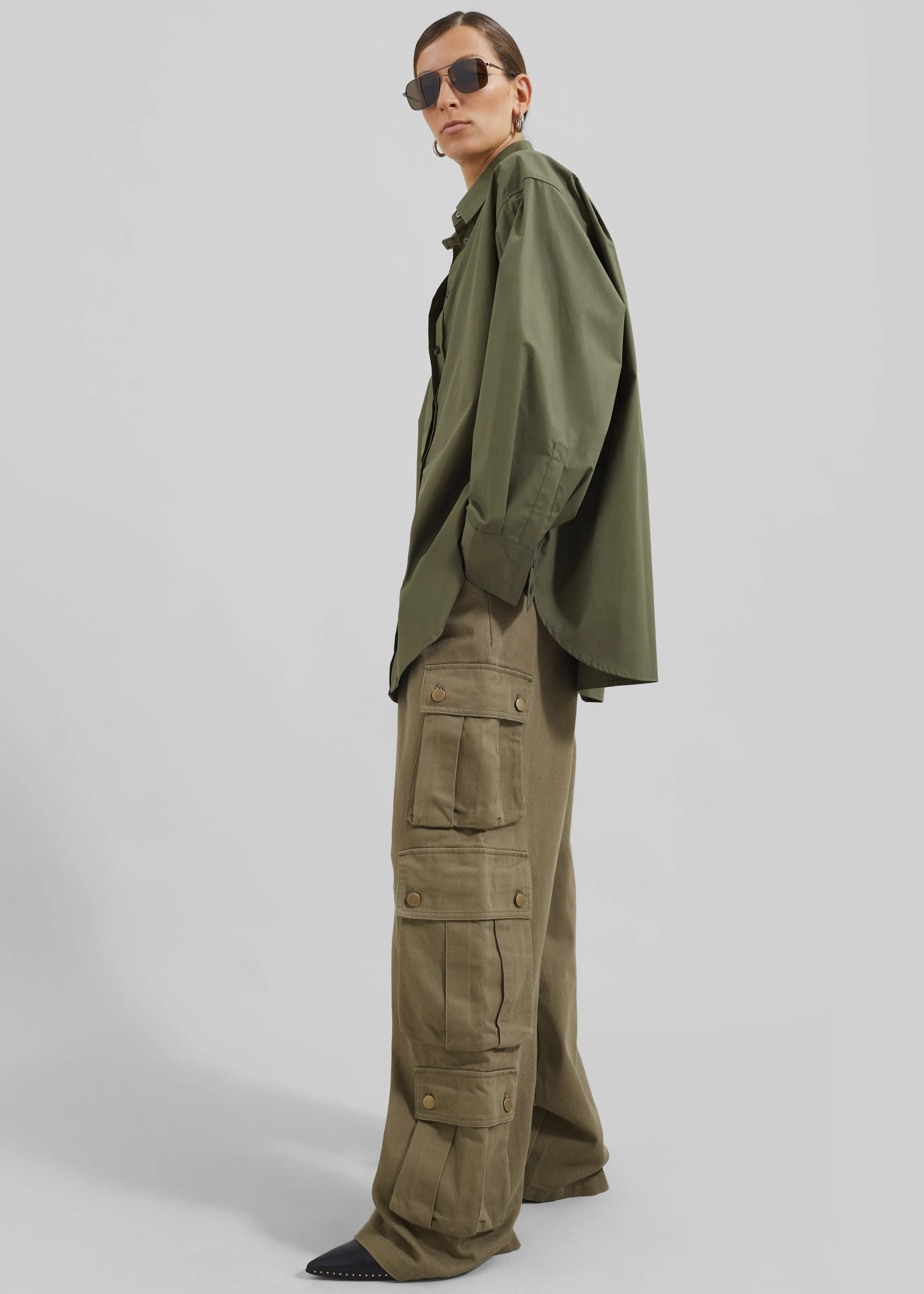 Arlon Cargo Pants - Khaki sold by Frankie Shop product image thumbnail 5