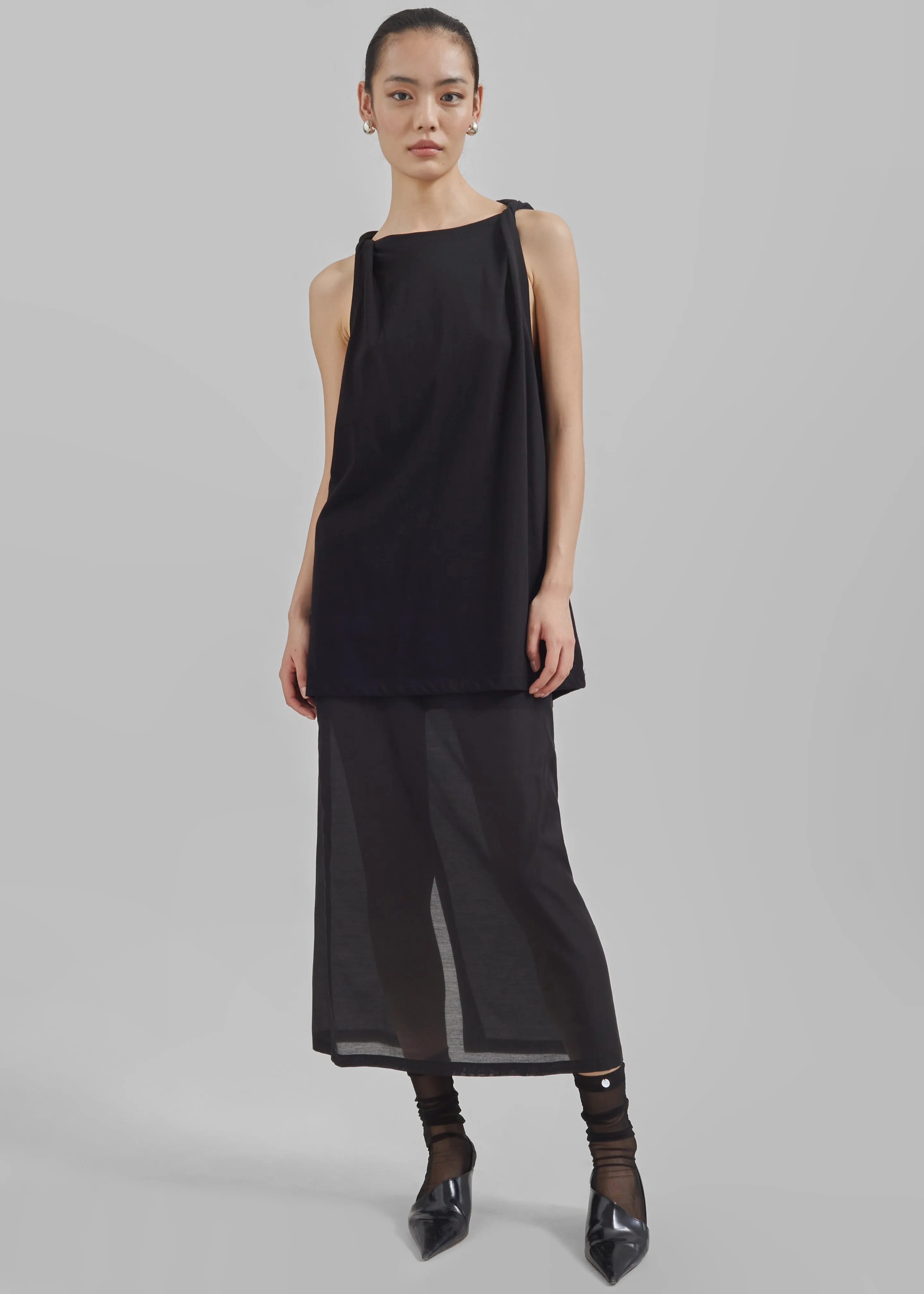 Aylin Sheer Socks - Black sold by Frankie Shop product image thumbnail 5