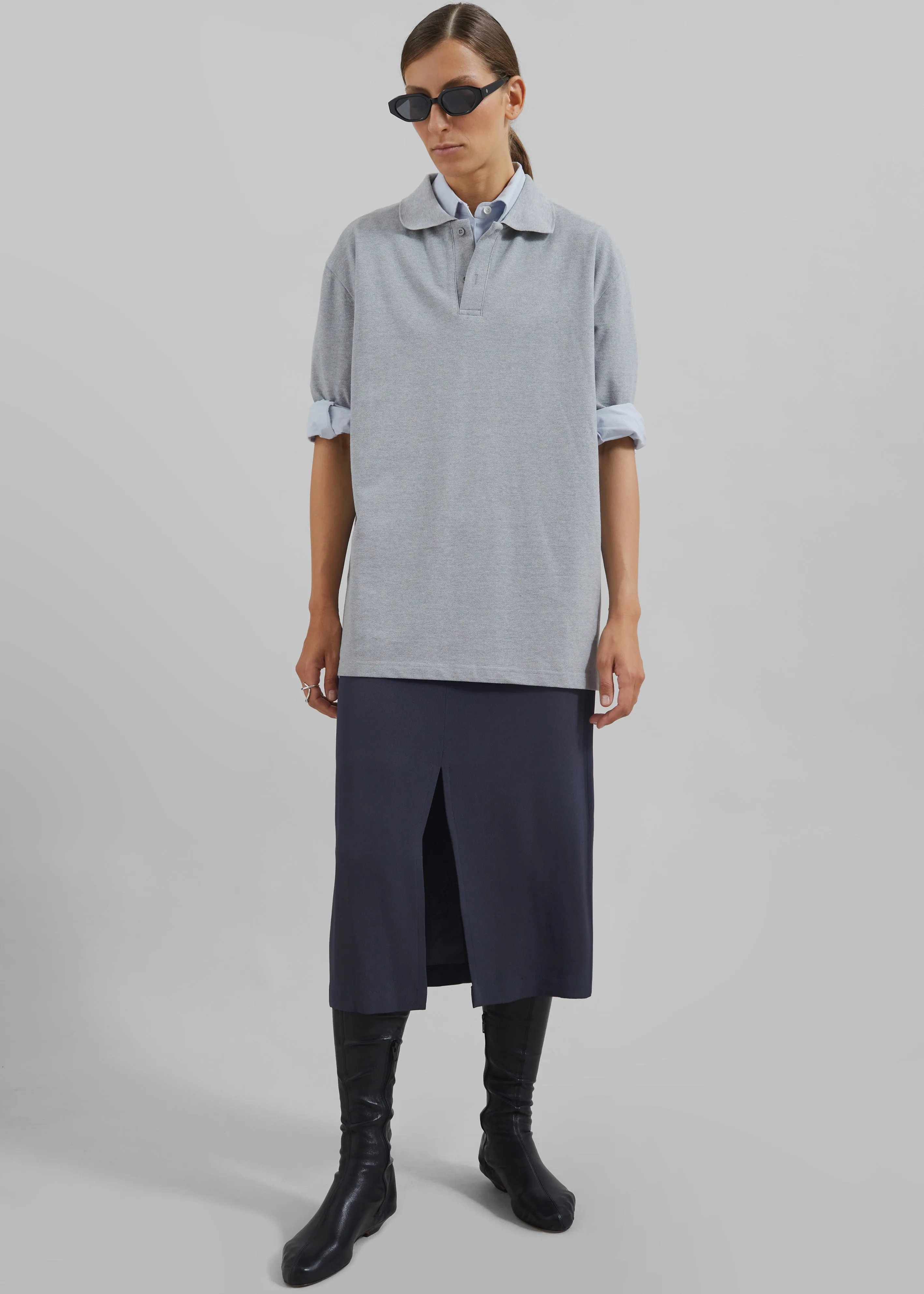 Essen Polo - Grey sold by Frankie Shop product image thumbnail 2