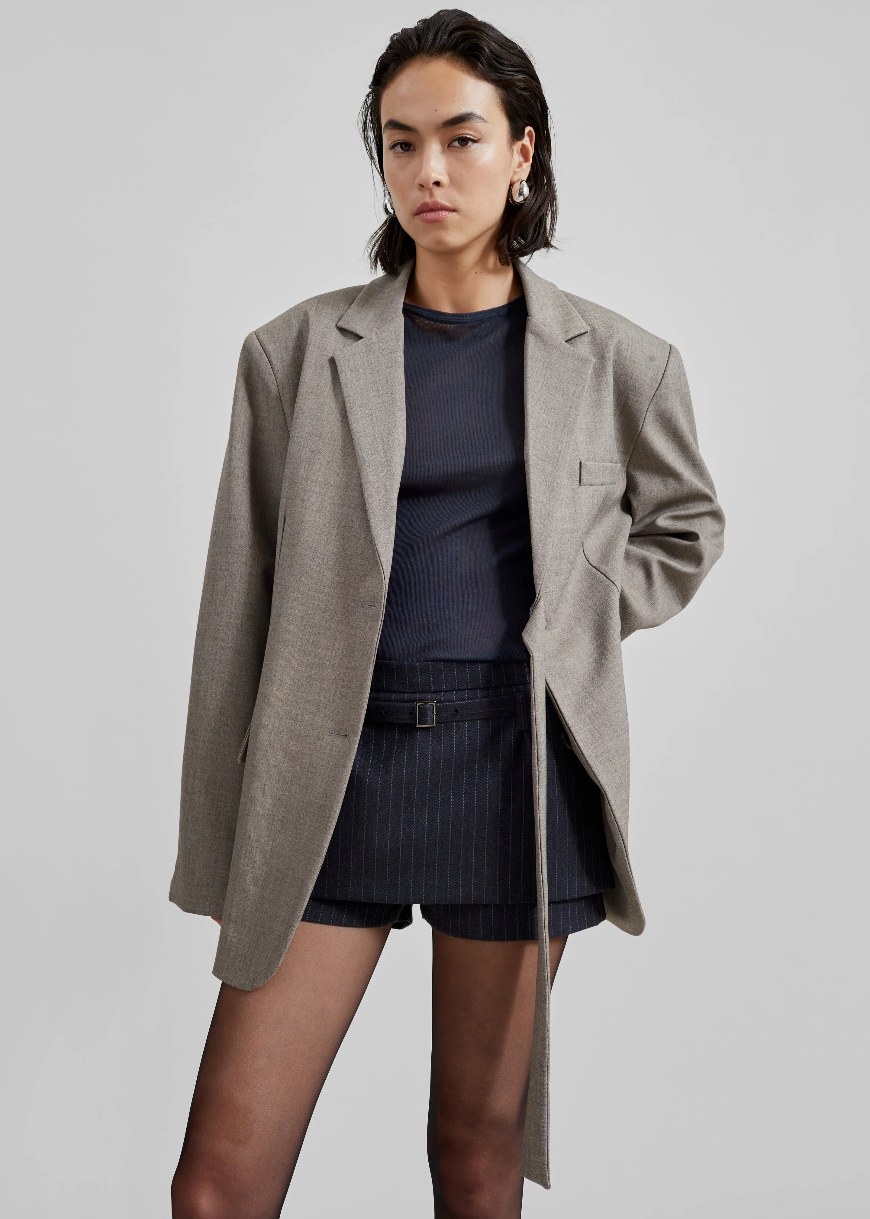 Whiteney Tie Up Blazer - Beige sold by Frankie Shop product image thumbnail 2