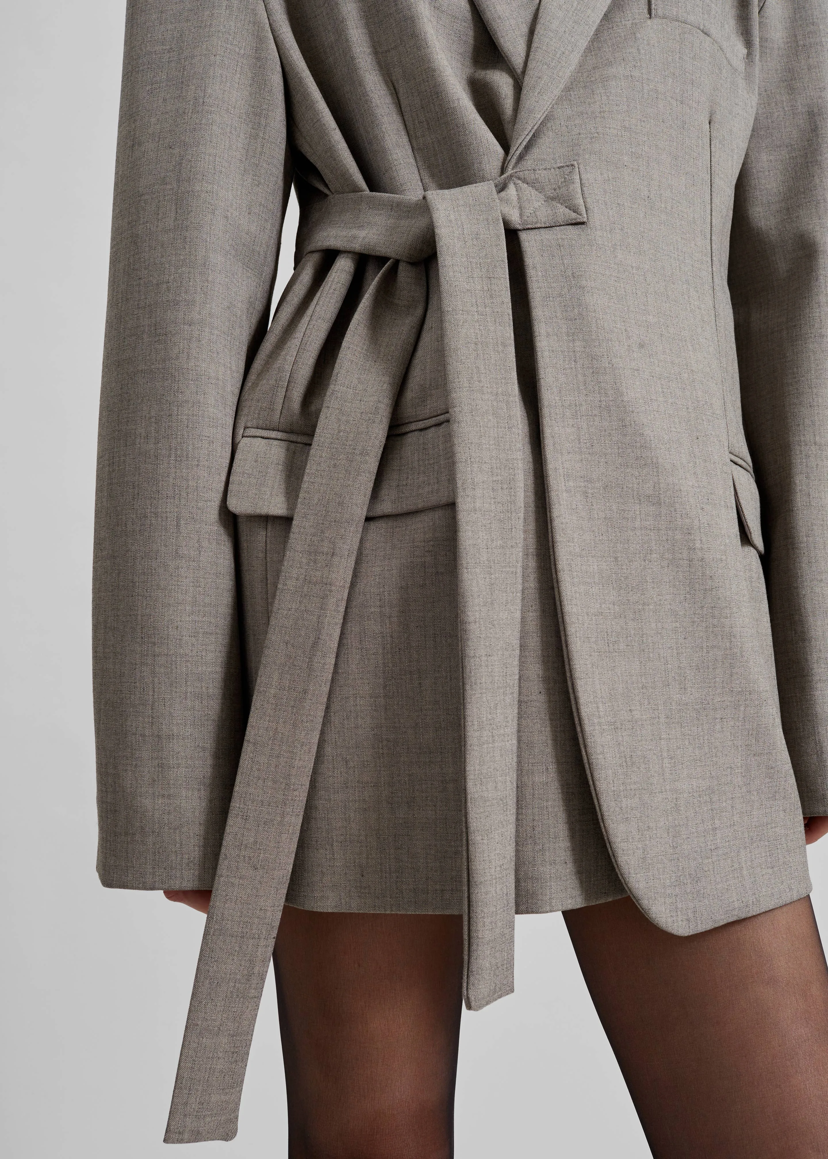 Whiteney Tie Up Blazer - Beige sold by Frankie Shop product image thumbnail 4