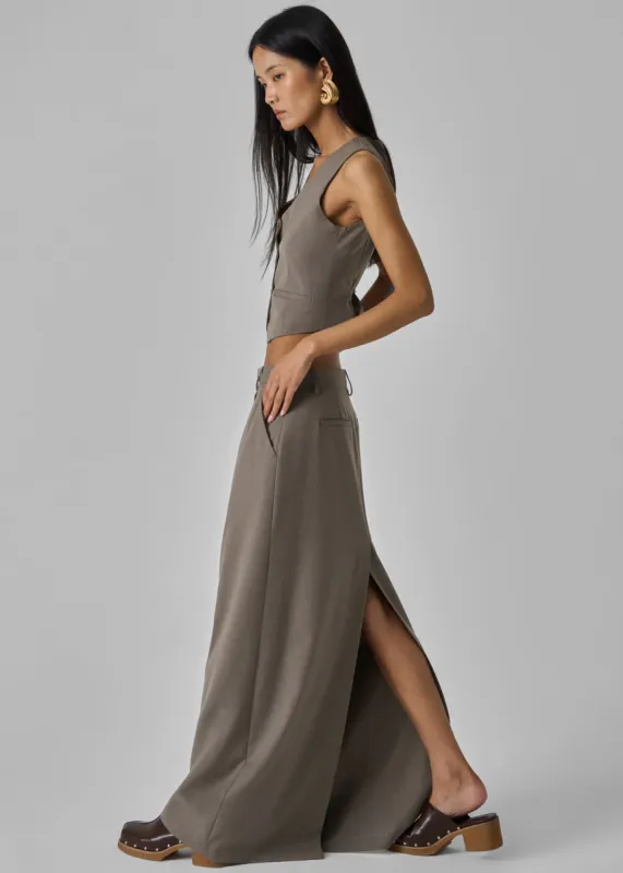 Seine Skirt - Taupe sold by Frankie Shop