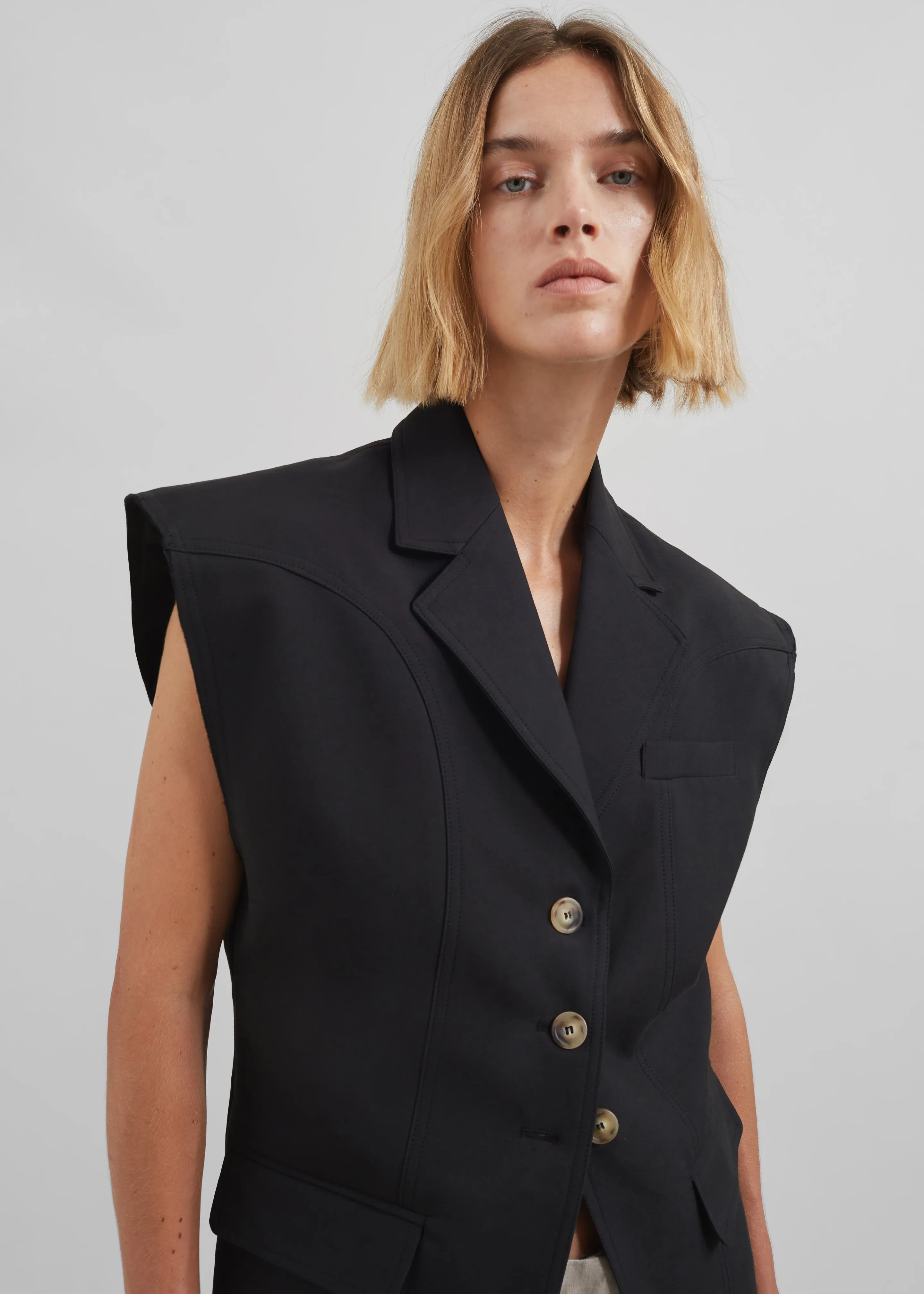 Lucerne Vest - Black sold by Frankie Shop product image thumbnail 4