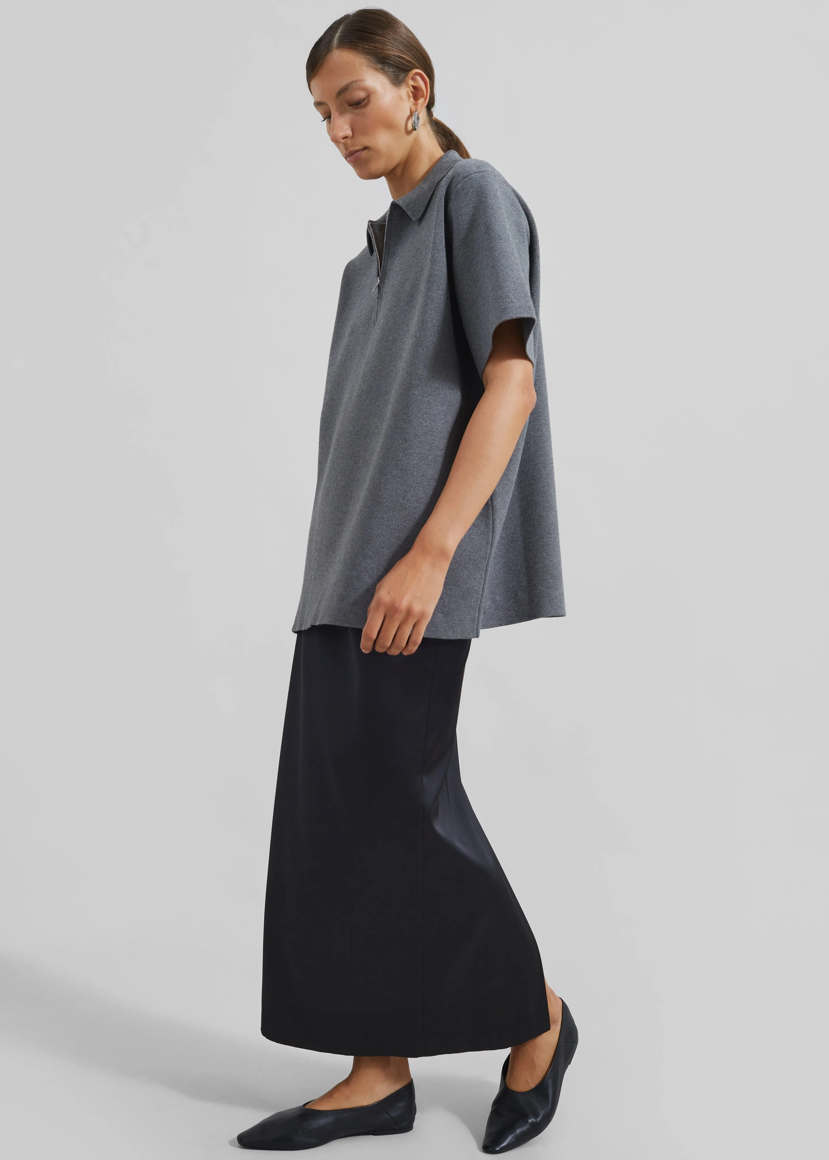 Adriana Midi Skirt - Black sold by Frankie Shop product image thumbnail 5