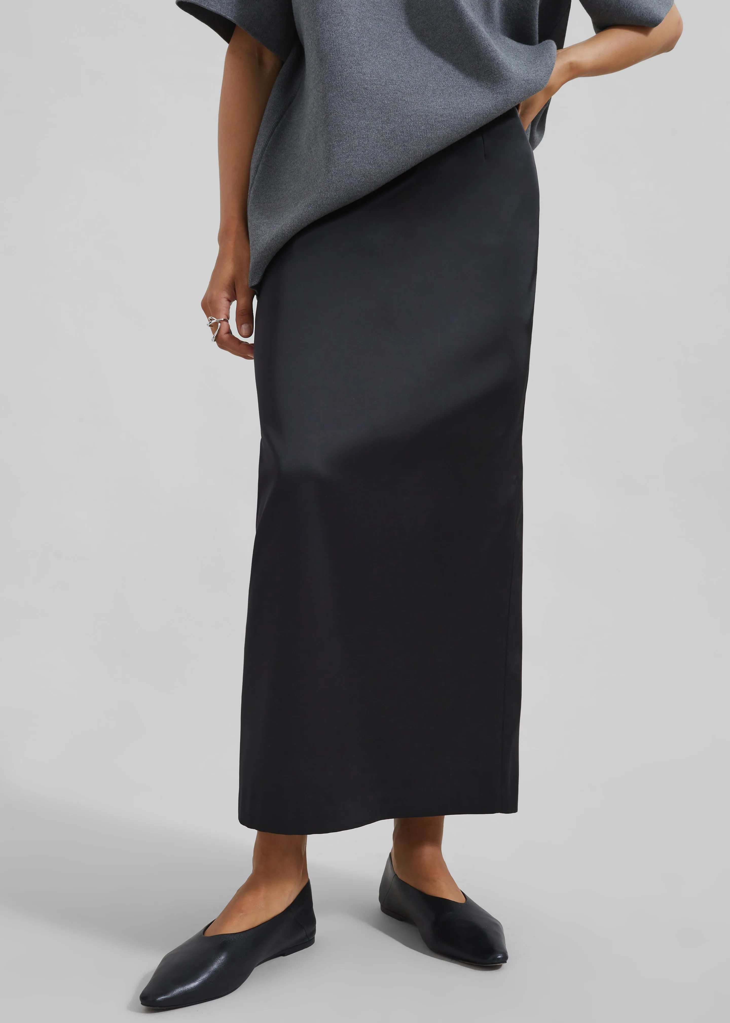 Adriana Midi Skirt - Black sold by Frankie Shop product image thumbnail 3