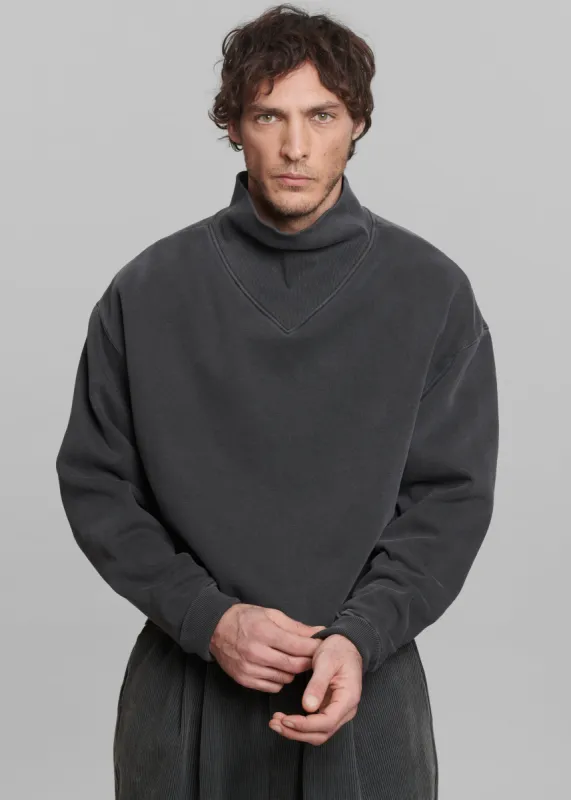Micah Sweatshirt - Charcoal sold by Frankie Shop