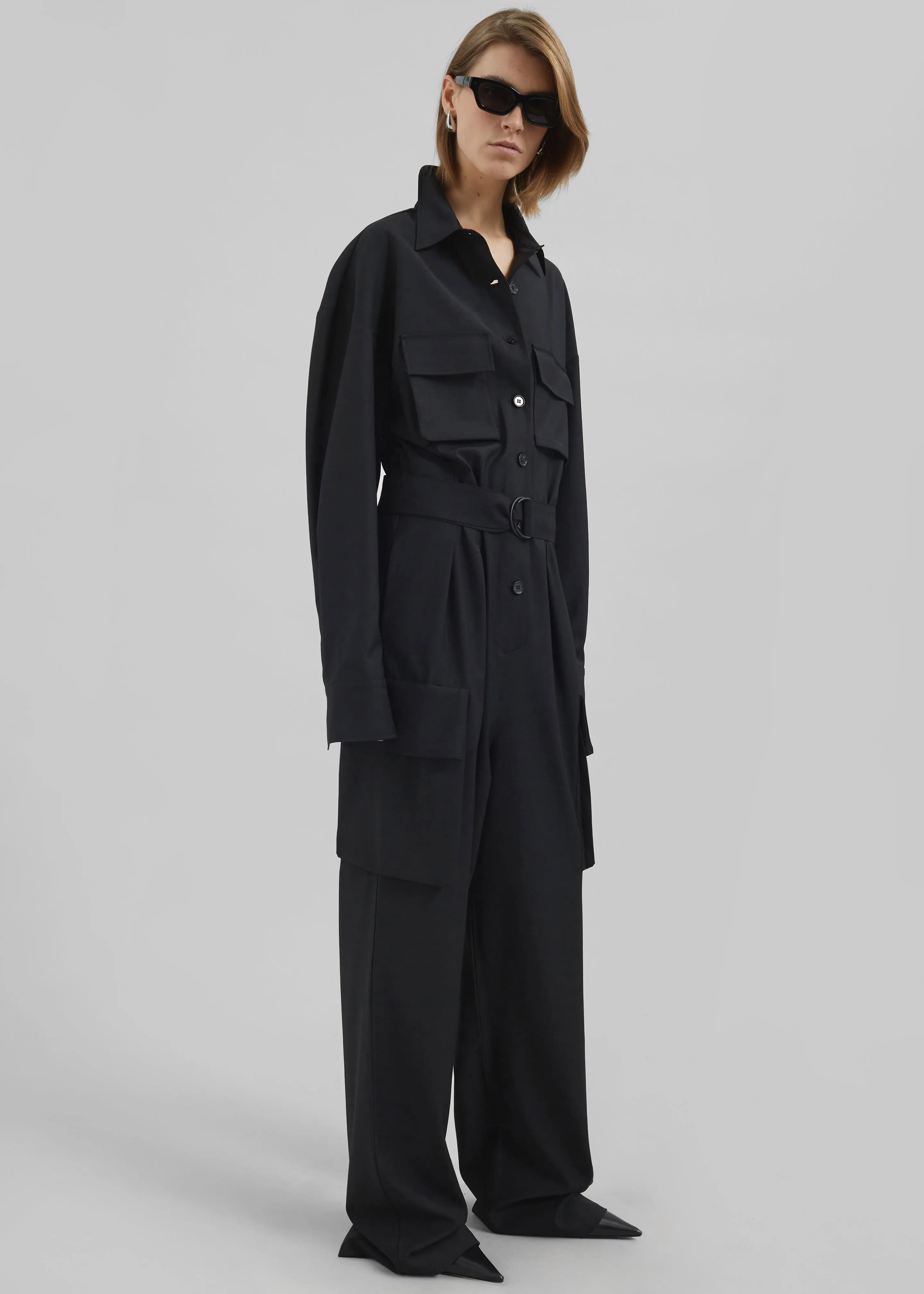 Suzie Jumpsuit - Black sold by Frankie Shop product image thumbnail 5