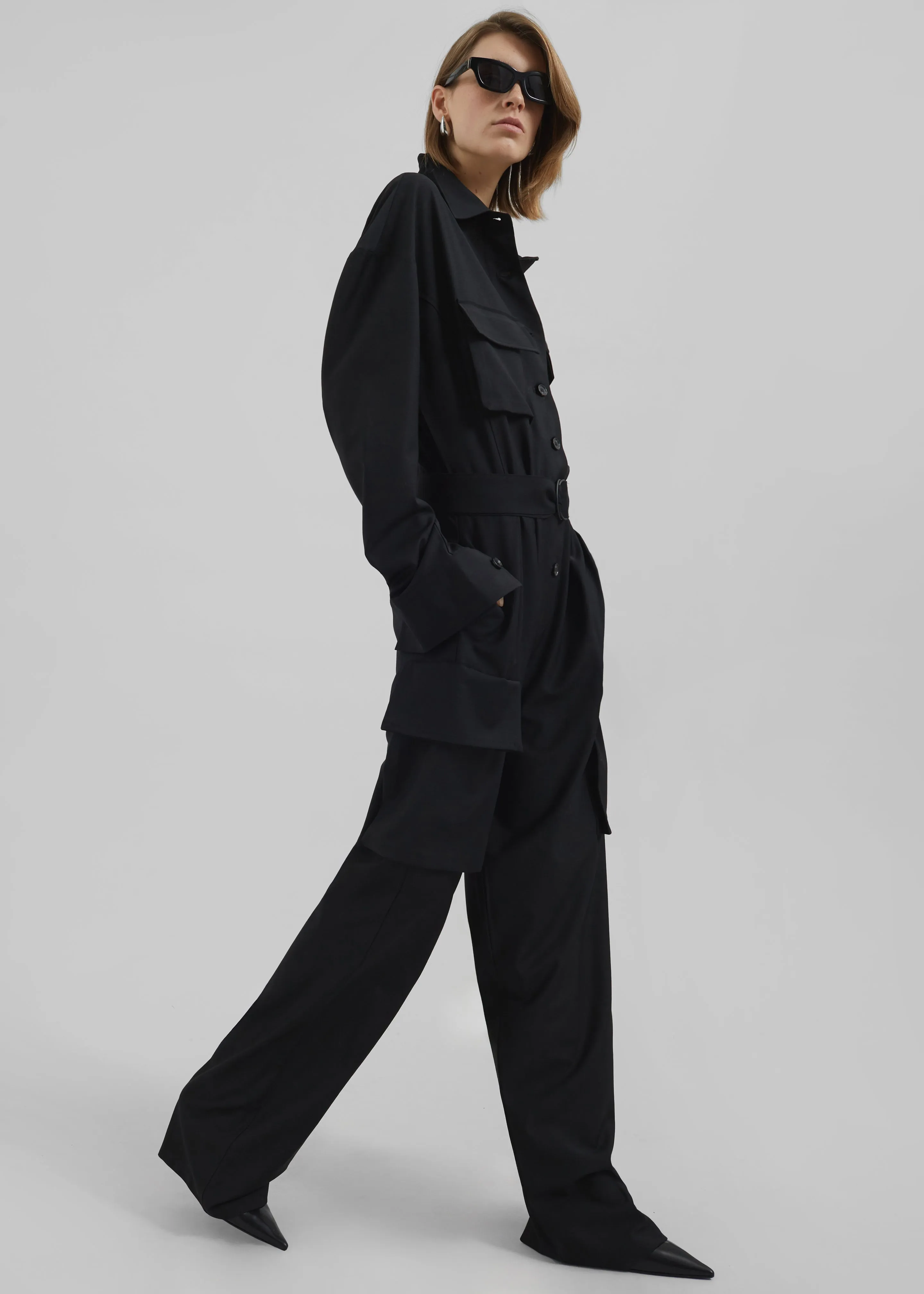 Suzie Jumpsuit - Black sold by Frankie Shop