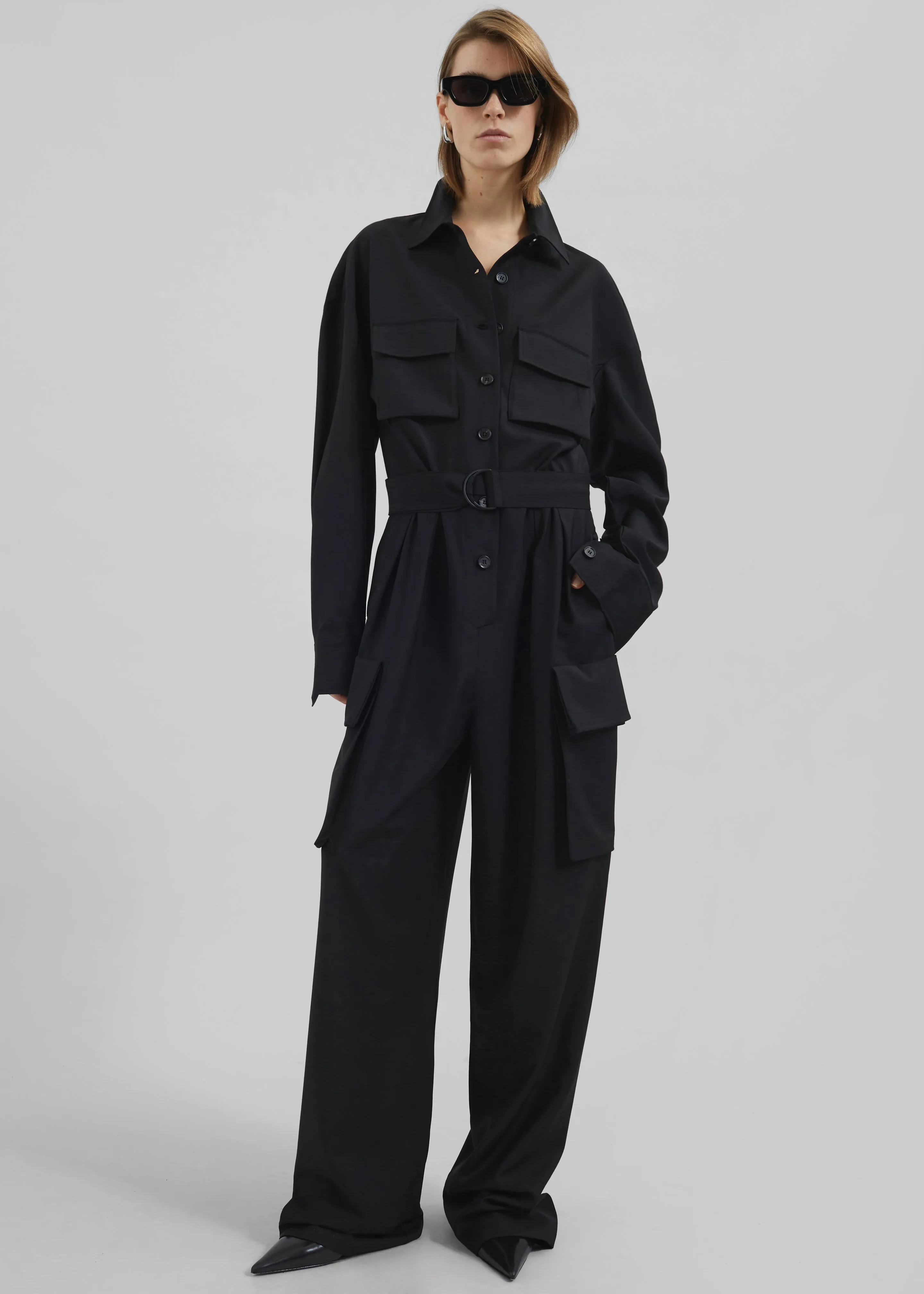 Suzie Jumpsuit - Black sold by Frankie Shop product image thumbnail 2
