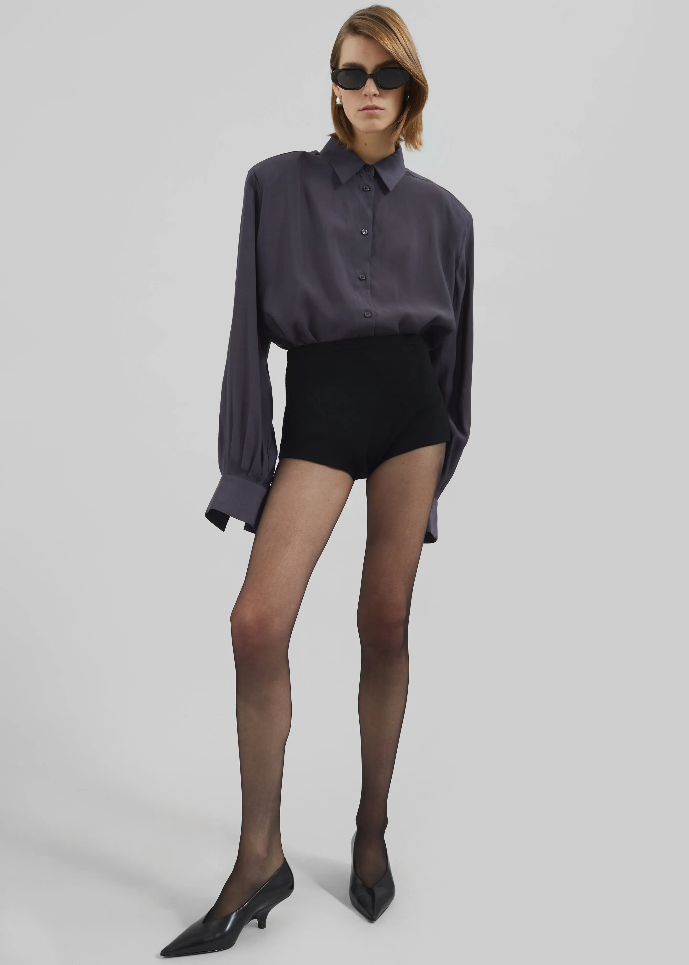 Zoula Padded Shirt - Charcoal sold by Frankie Shop product image thumbnail 2